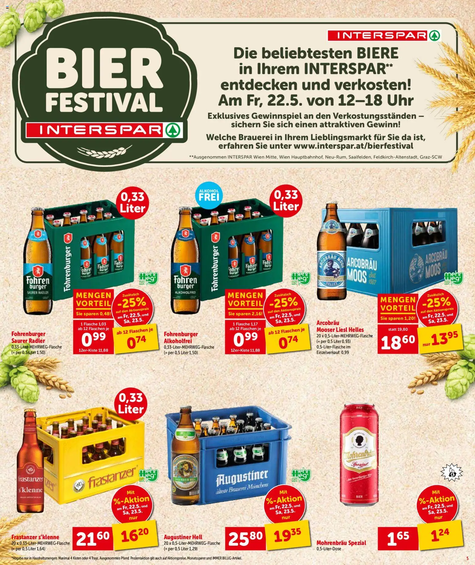 Interspar Flugblatt - Vorarlberg gültig ab 21.05.2026 | Seite: 6 | Produkte: Uhr, Bier