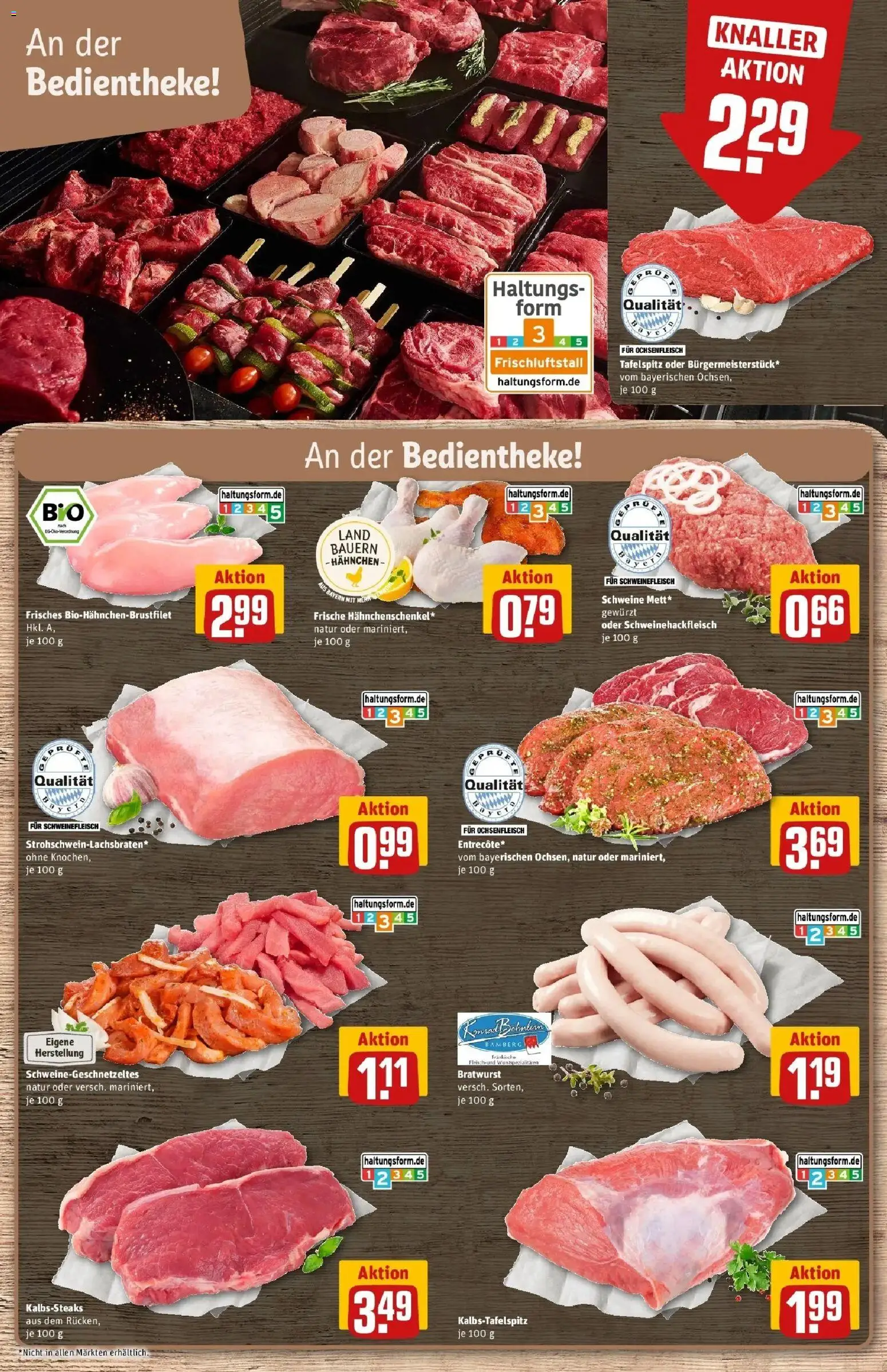 REWE Prospekt ab 05.10.2026 zum Blättern » Angebote | Seite: 10 | Produkte: Tafelspitz, Hahnchen, Bratwurst, Schweinefleisch