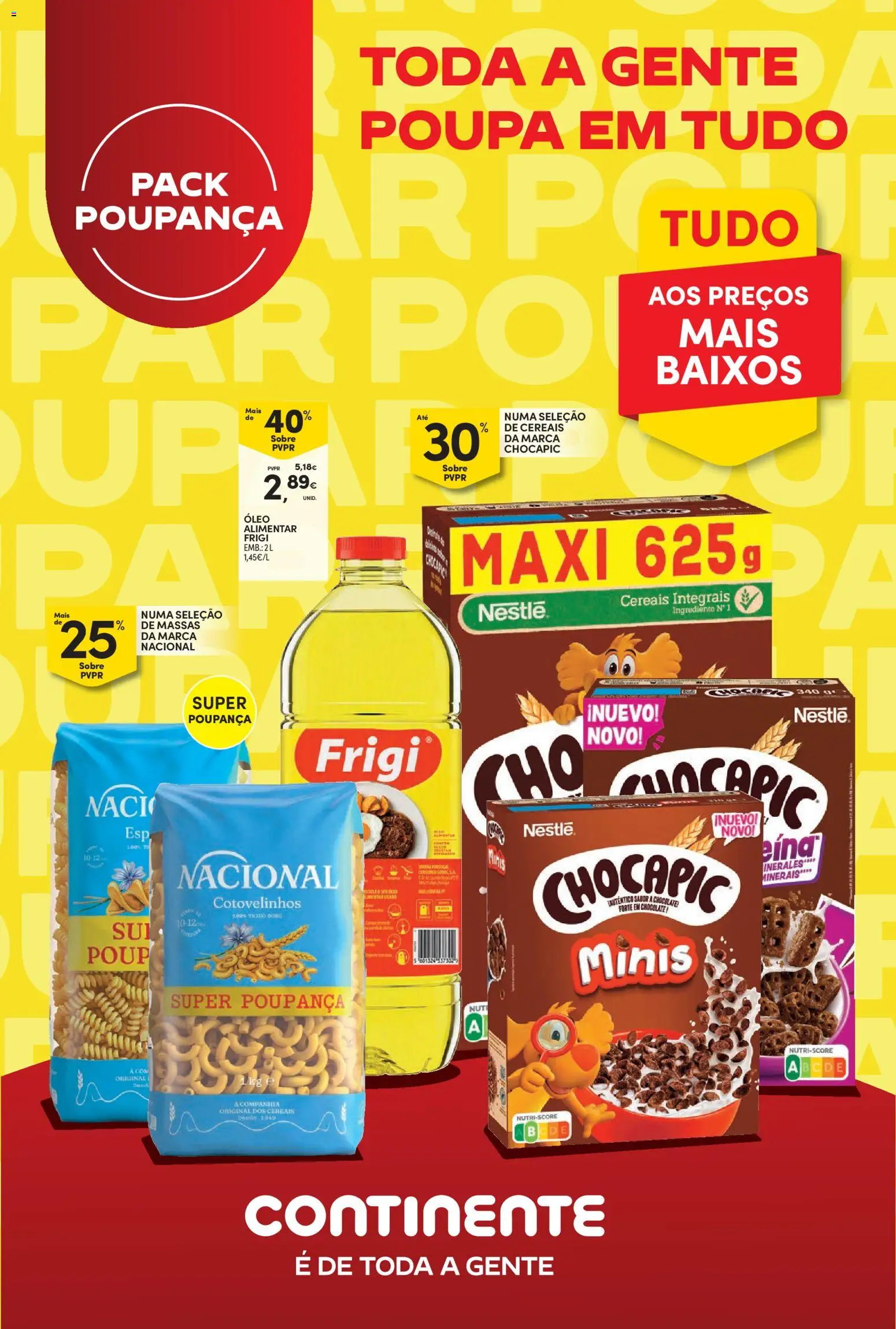 Continente folheto Bom Dia │ válido de 27/10/2026 | Página: 12 | Produtos: Pó, Nestlé, Óleo, Cereais