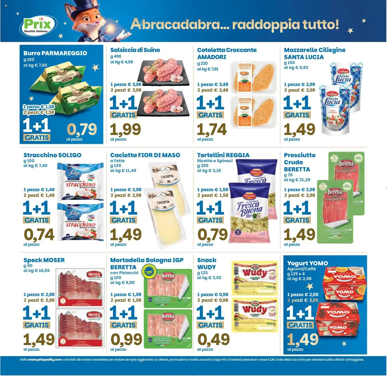 Volantino Prix del 15.05.2026 | Pagina: 3 | Prodotti: Pollo, Salsiccia, Burro, Stracchino