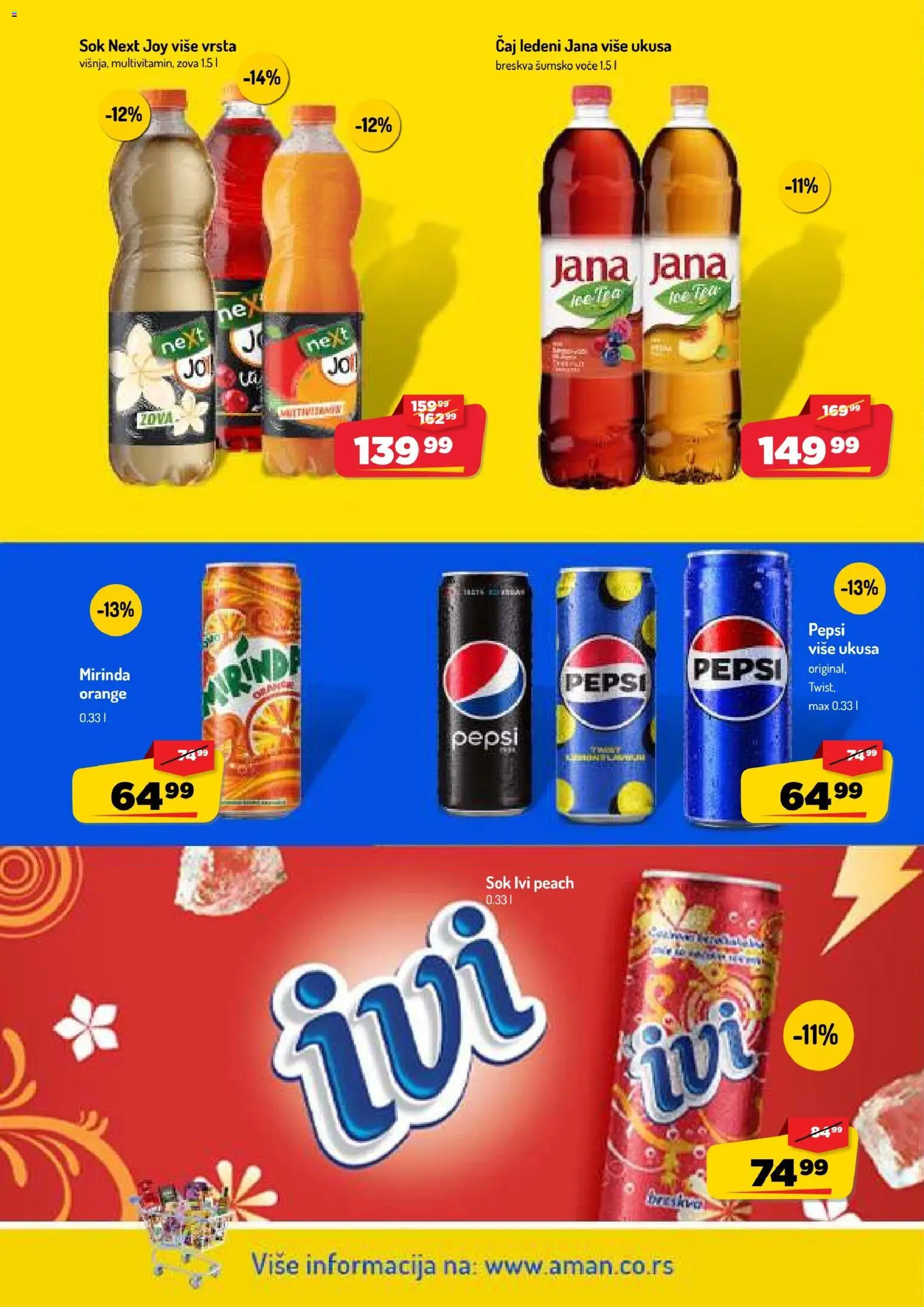 Aman katalog - važi od 28.09.2026 | Strana: 28 | Proizvode: Voće, Sok, Breskva, Čaj