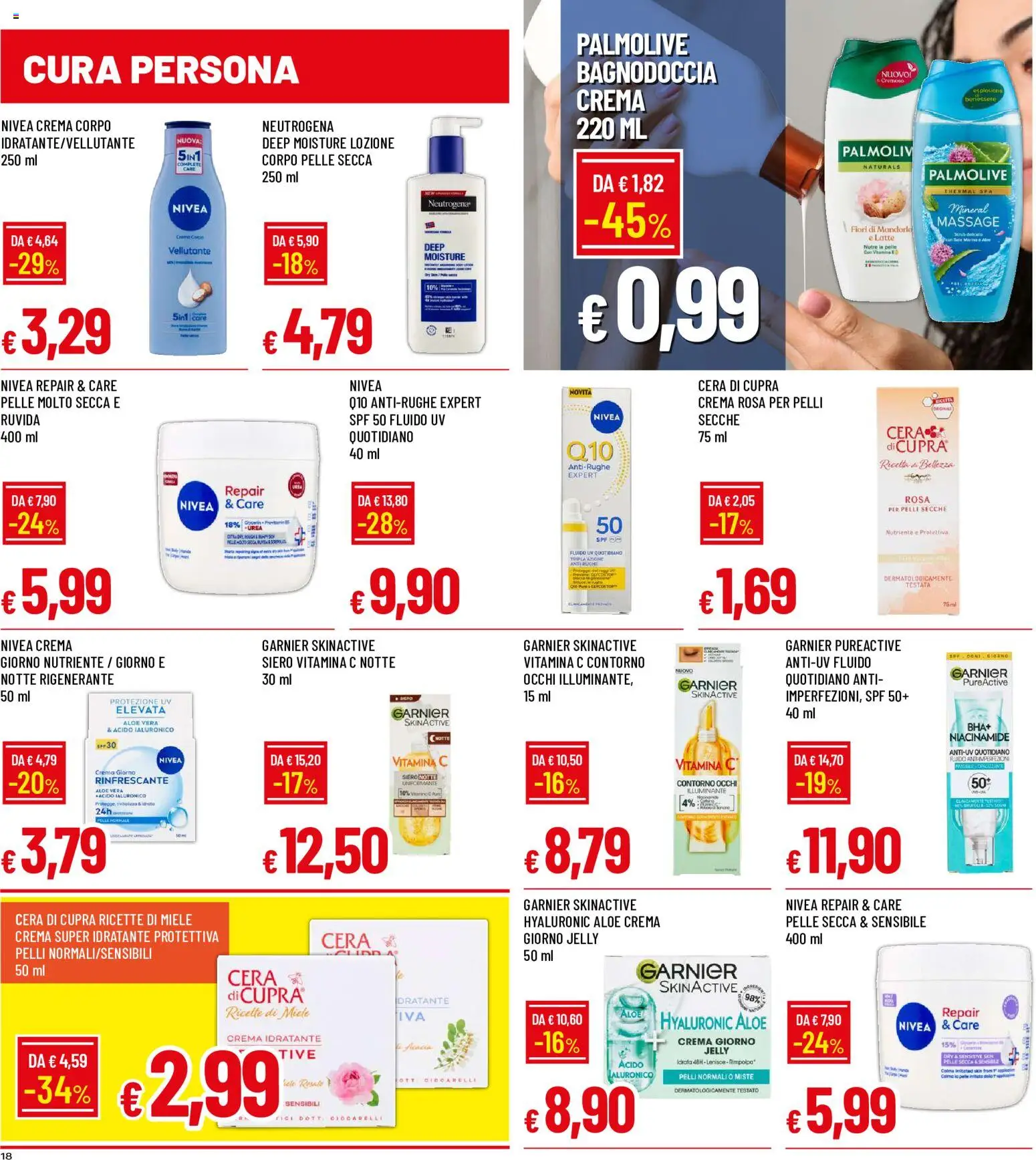 Volantino Galassia del 25/06/2026 | Pagina: 18 | Prodotti: Illuminante, Latte, Miele, Aloe vera