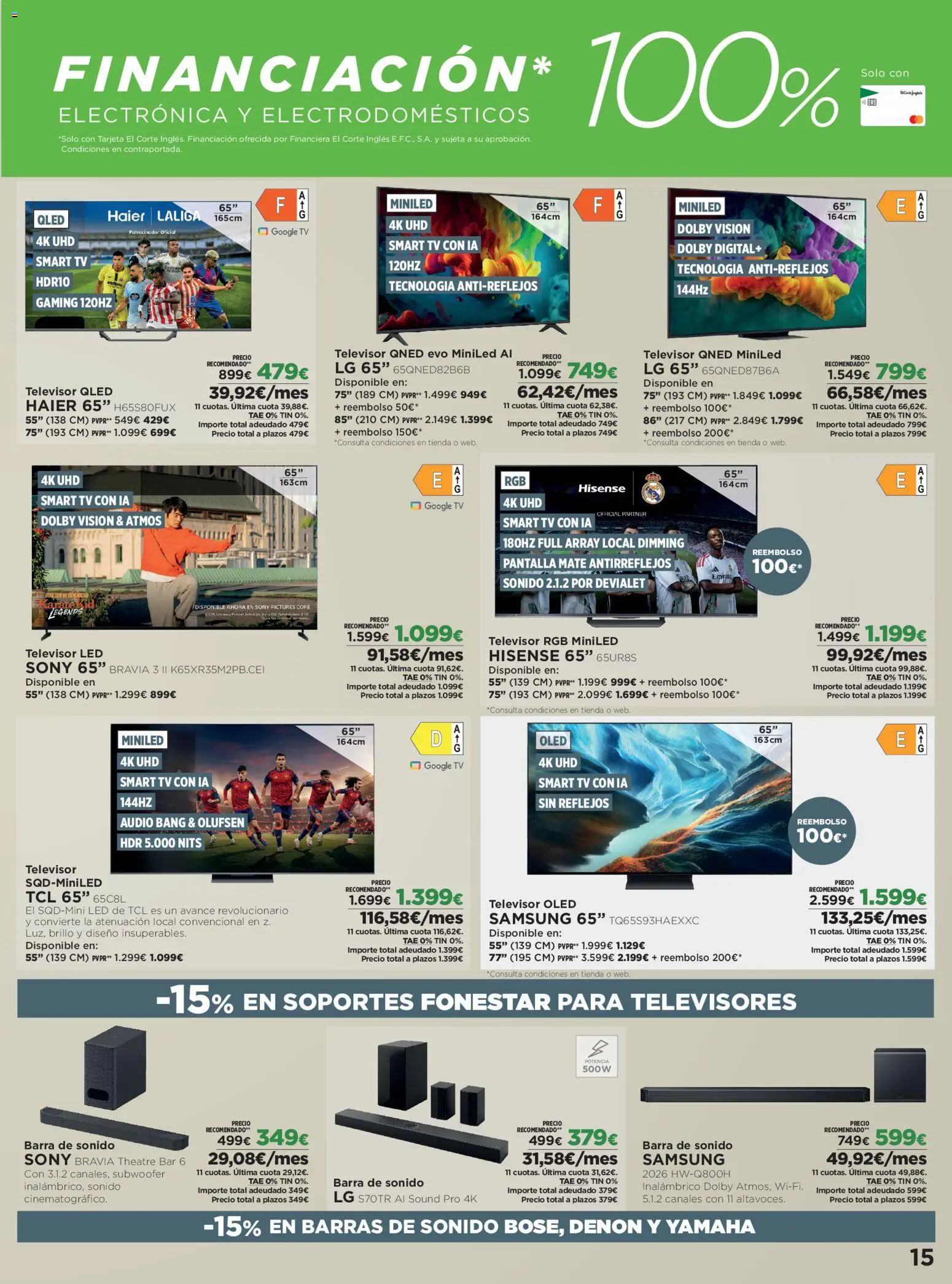 El Corte Inglés Volver tiene sus ventajas │ válido desde el 21/09/2026 | Página: 15