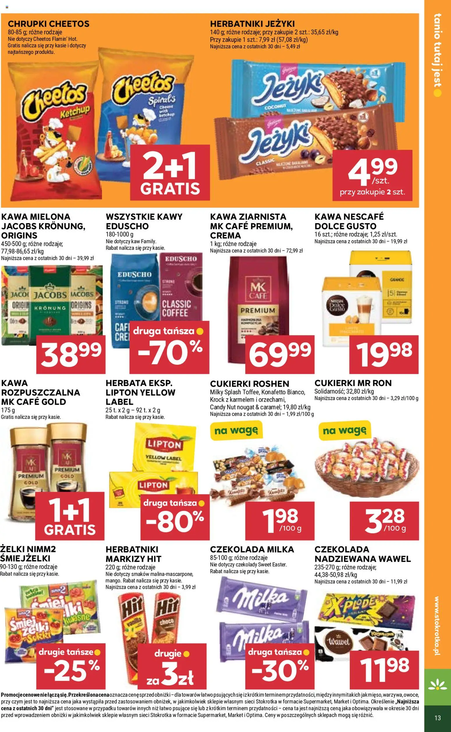 Stokrotka gazetka - Market od 18.06.2026 | Strona: 21 | Produkty: Ketchup, Milka, Kawa, Cukierki