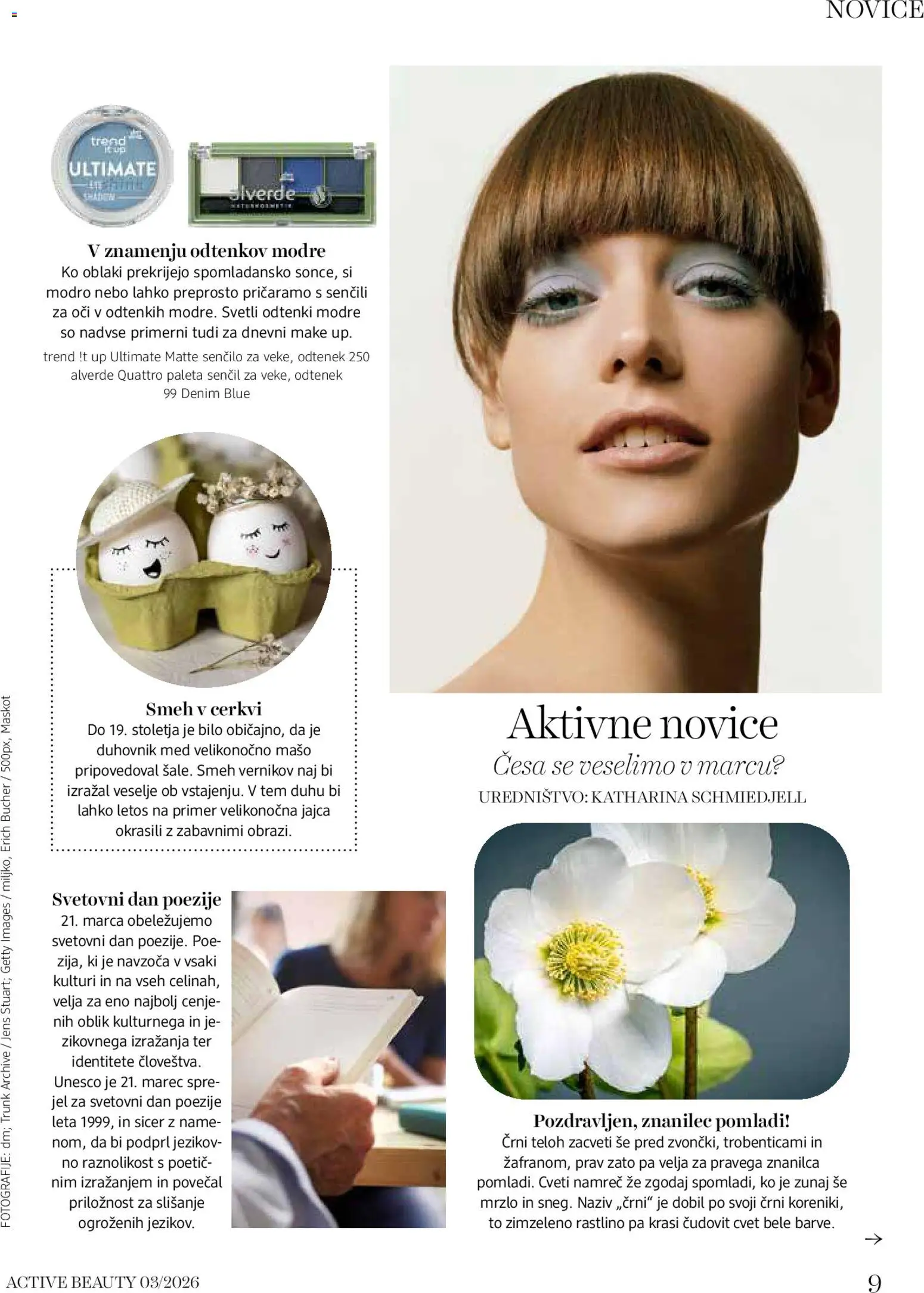 Novi DM Drogerie Markt katalog ponudbe – veljaven od 01.03.2026 | Stran: 9 | Izdelki: Paleta senčil, Jajca, Senčilo