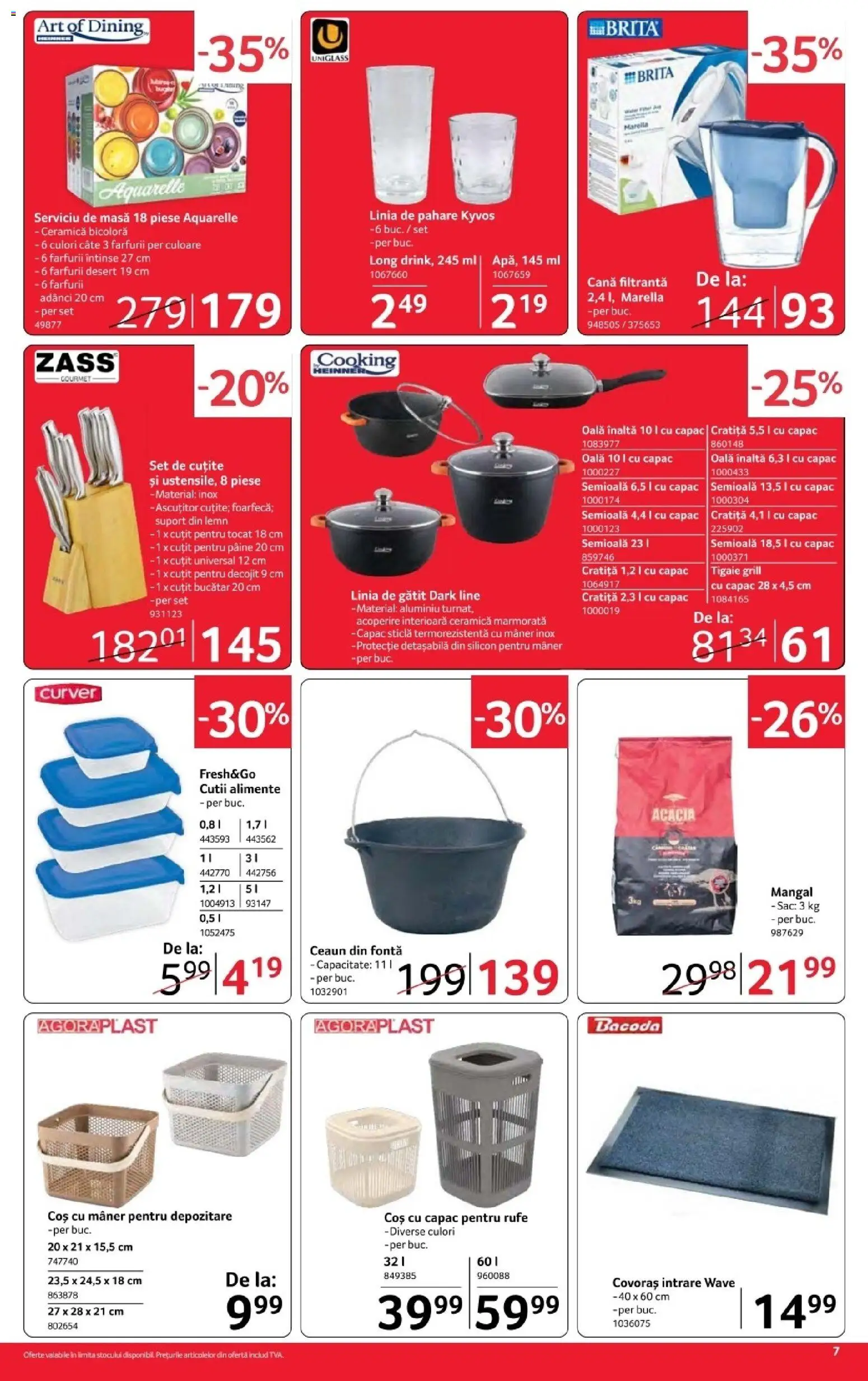Noul catalog Selgros – valabil de la 16.10.2026 | Pagină: 7 | Produse: Oală, Art, Masă, Suport