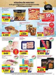 Spar akciós újság - amely érvényes a következő dátumtól: 18.06.2026 | Oldal: 7