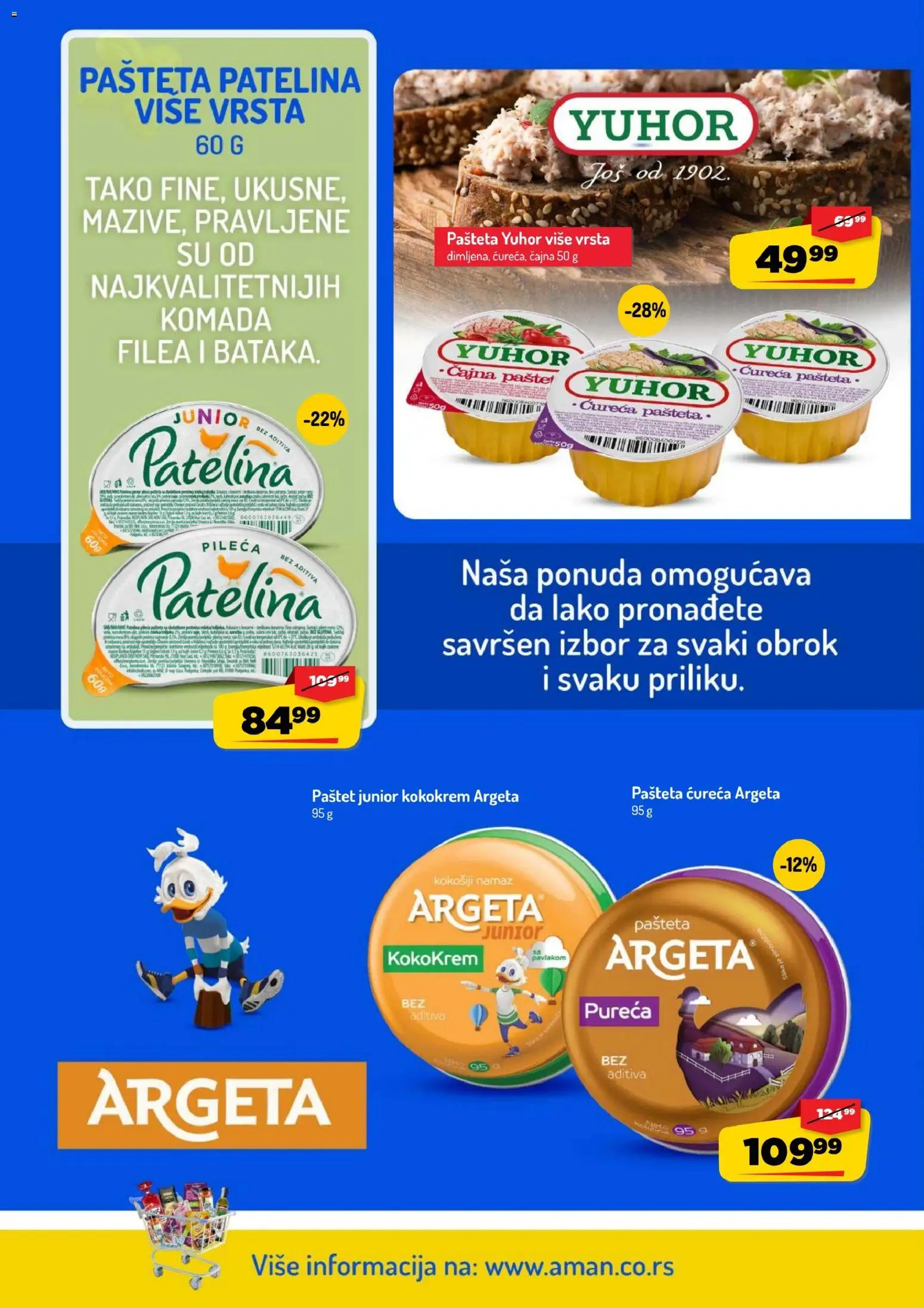 Aman katalog - važi od 31.08.2026 | Strana: 6 | Proizvode: Namaz, Pašteta