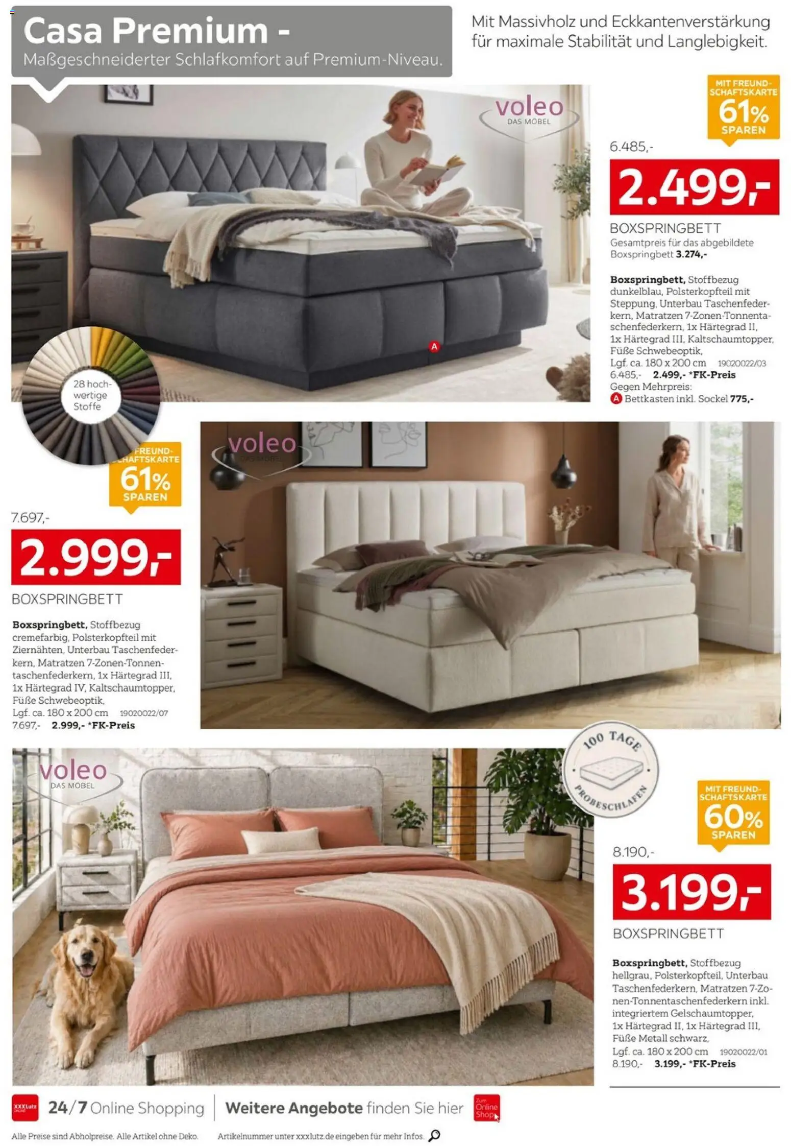 XXXLutz Boxspringbetten Spezial – gültig ab 15.08.2026 | Seite: 10 | Produkte: Boxspringbett