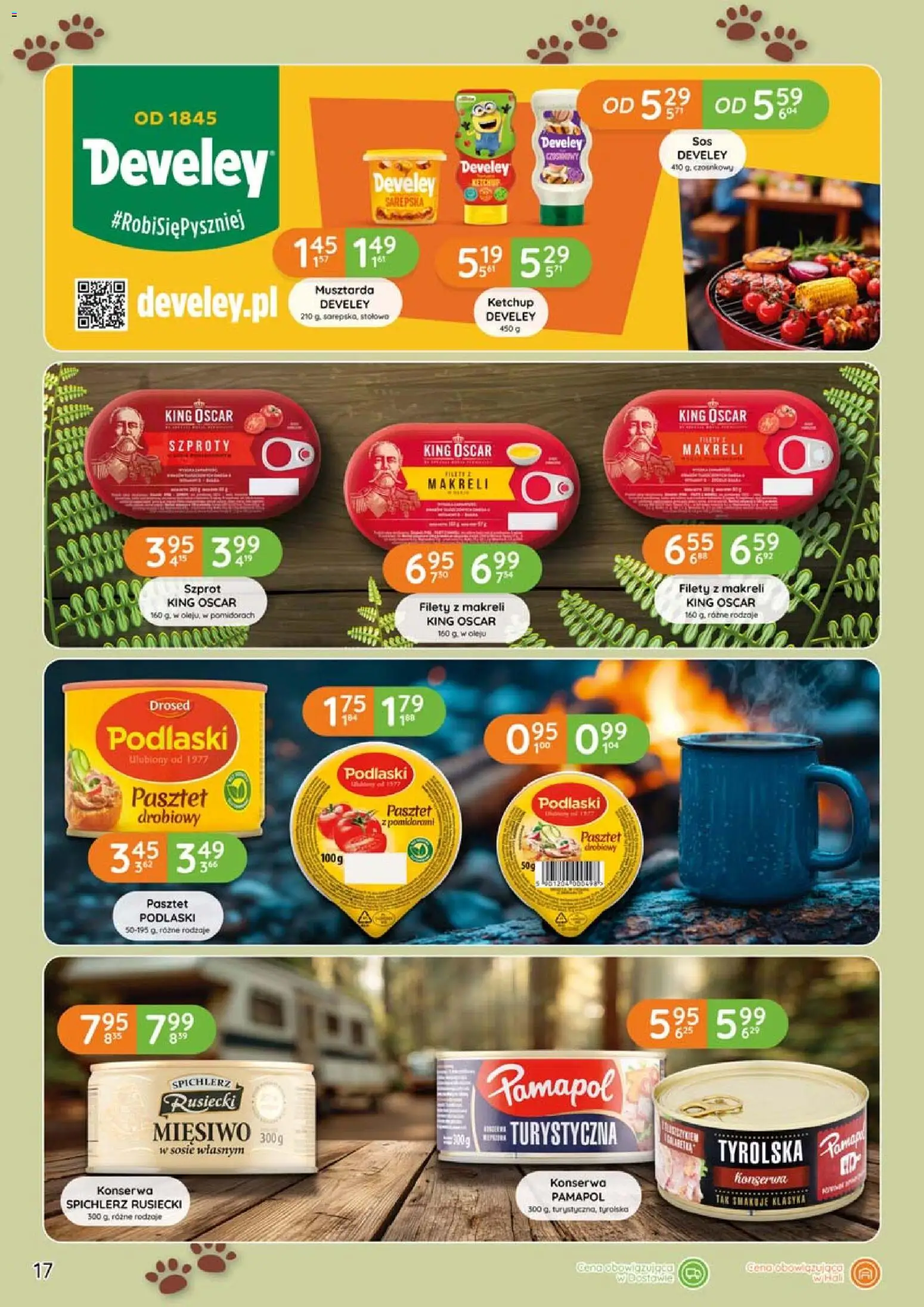 Eurocash gazetka - Biwak od 11.06.2026 | Strona: 17 | Produkty: Ketchup, Musztarda
