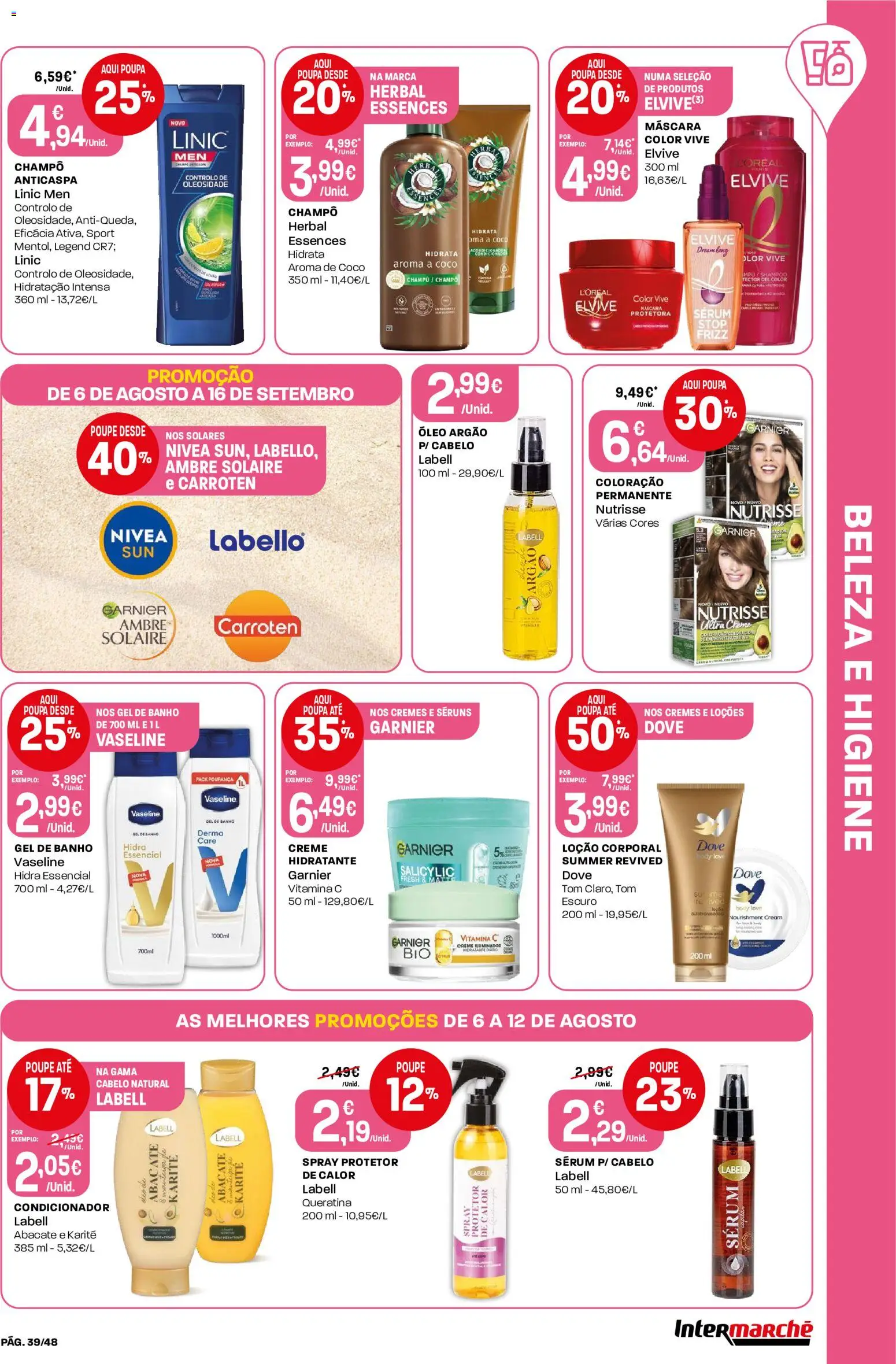 Intermarché folheto │ válido de 06/08/2026 | Página: 39