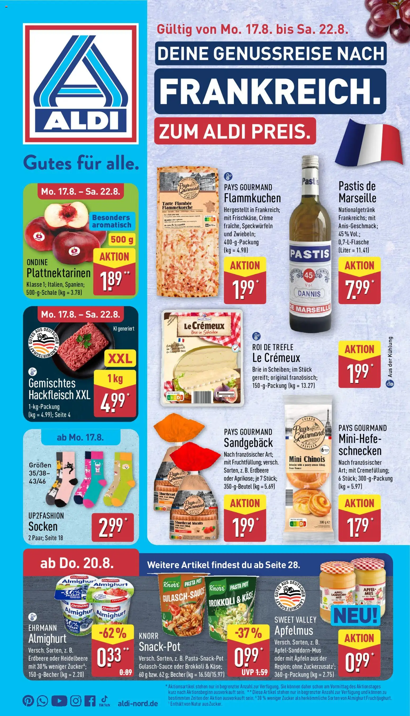 Aldi Prospekt – gültig ab 17.08.2026 | Seite: 1