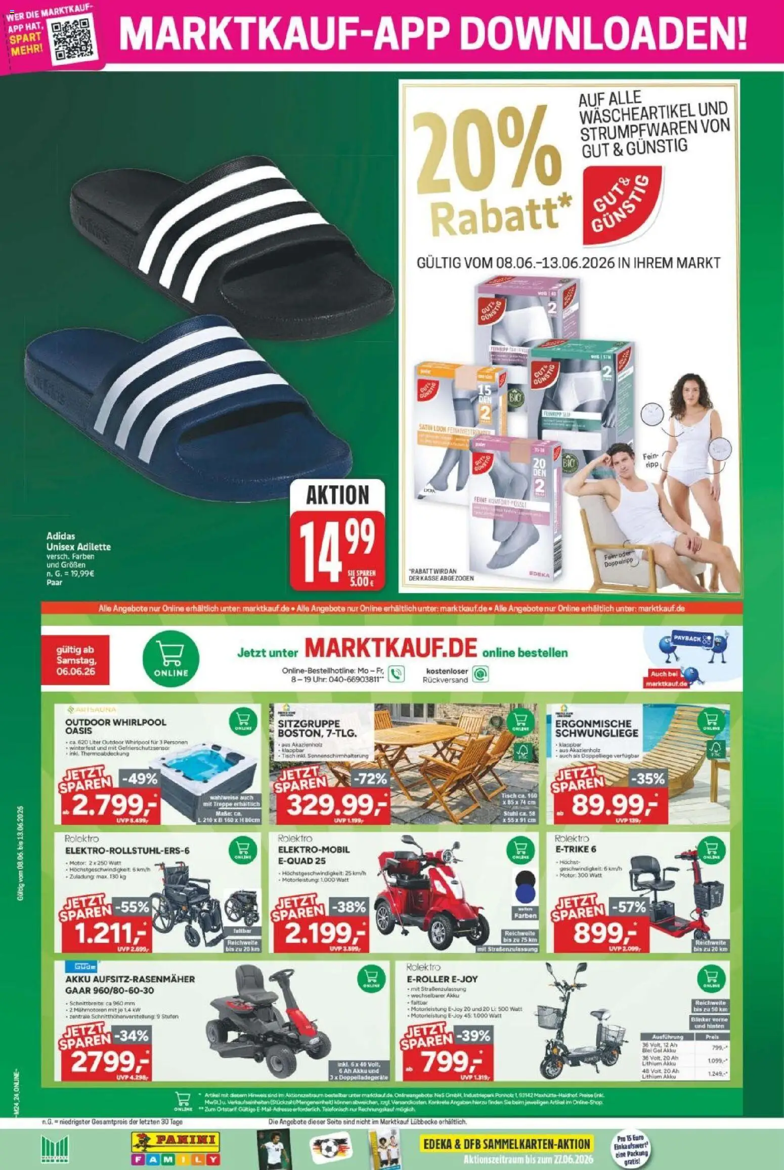 Marktkauf Prospekt – gültig ab 08.06.2026 | Seite: 24 | Produkte: Tisch, Stuhl, Wok, Uhr
