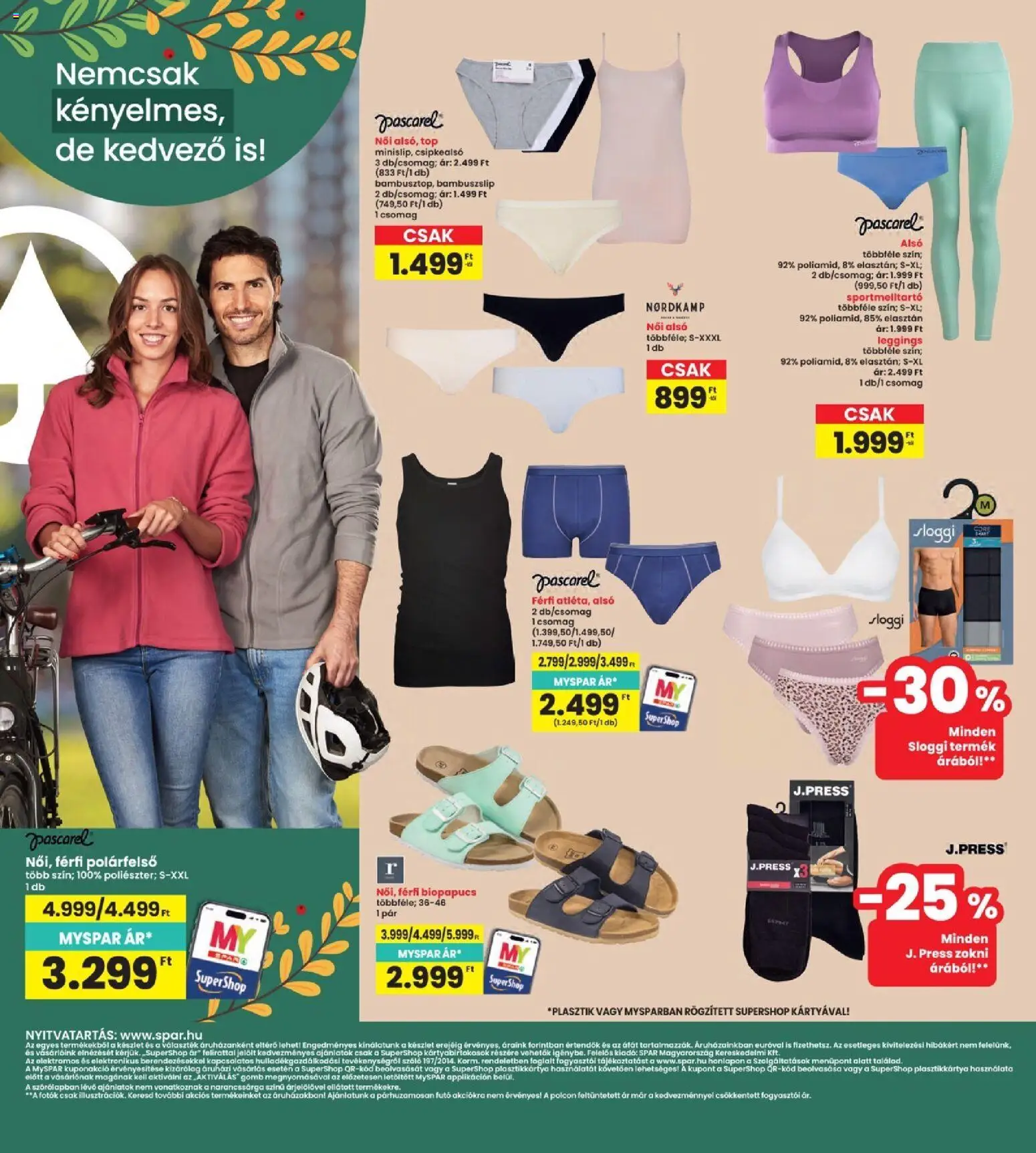 Interspar akciós ujság - amely érvényes a következő dátumtól: 2026.09.17. | Oldal: 4 | Termékek: Szőlő, Polárfelső, Futó, Zokni