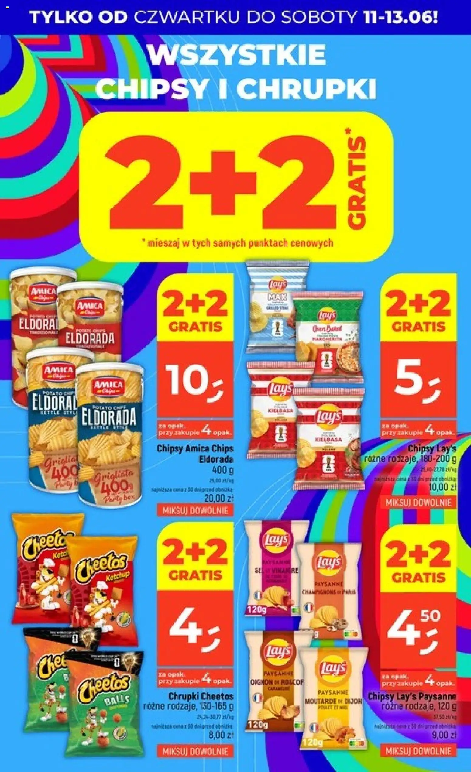 Dealz gazetka - Deal dnia od 11.06.2026 | Strona: 11 | Produkty: Chipsy, Ketchup, Chrupki, Lays