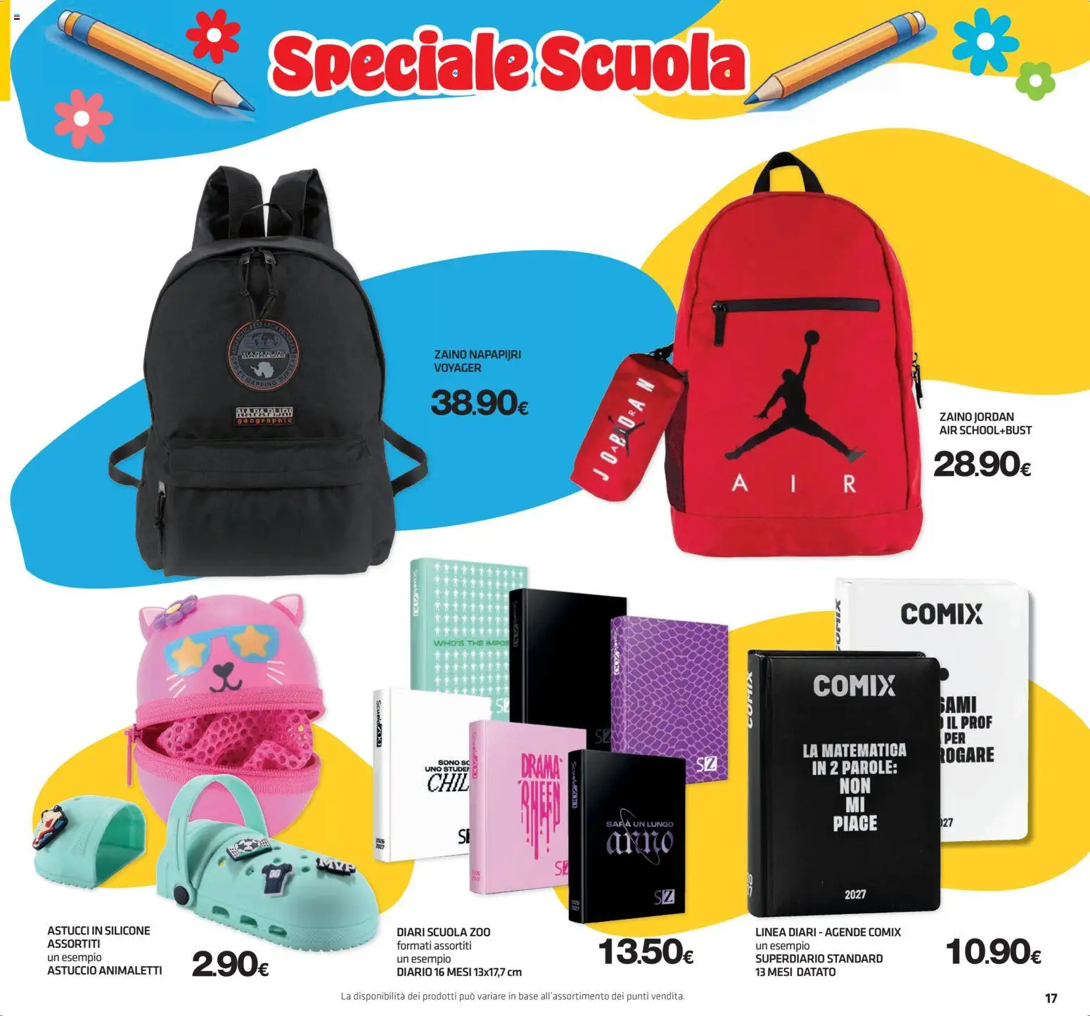 Volantino Superconti del 16/07/2026 | Pagina: 17 | Prodotti: Jordan, Zaino, The, Silicone