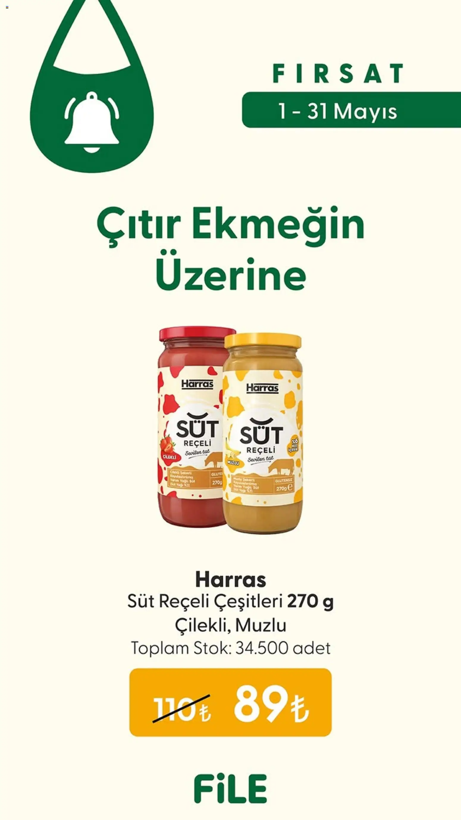 File Market İndirim - 01.05.2026 tarihinden itibaren geçerlidir | Sayfa: 1 | Ürünler: Süt