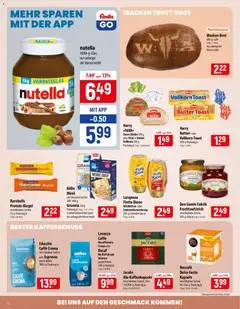 Famila Prospekt ab 15.06.2026 gültig | Seite: 12 | Produkte: Lavazza, Toast, Nutella, Dolce gusto