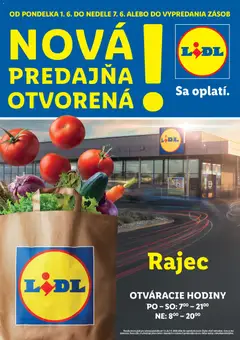 Lidl leták platný od 01.06.2026