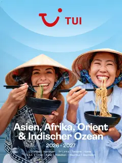 TUI Prospekt Asien, Afrika, Orient & Indischer Ozean 2026/27 ab 01.11.2026 gültig