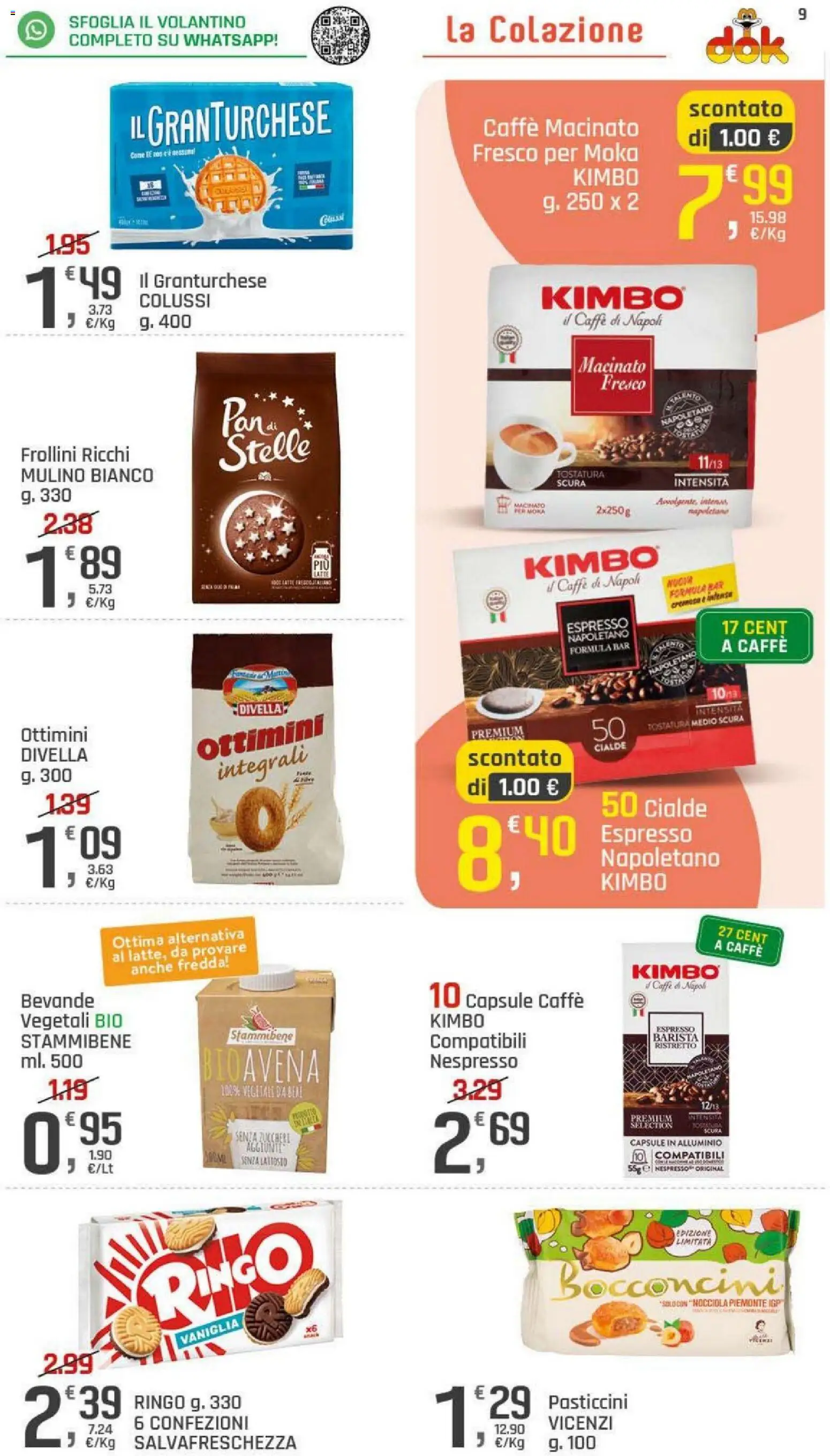 Volantino DOK del 30/07/2026 | Pagina: 13 | Prodotti: Caffè, Alluminio, Frollini, Macinato
