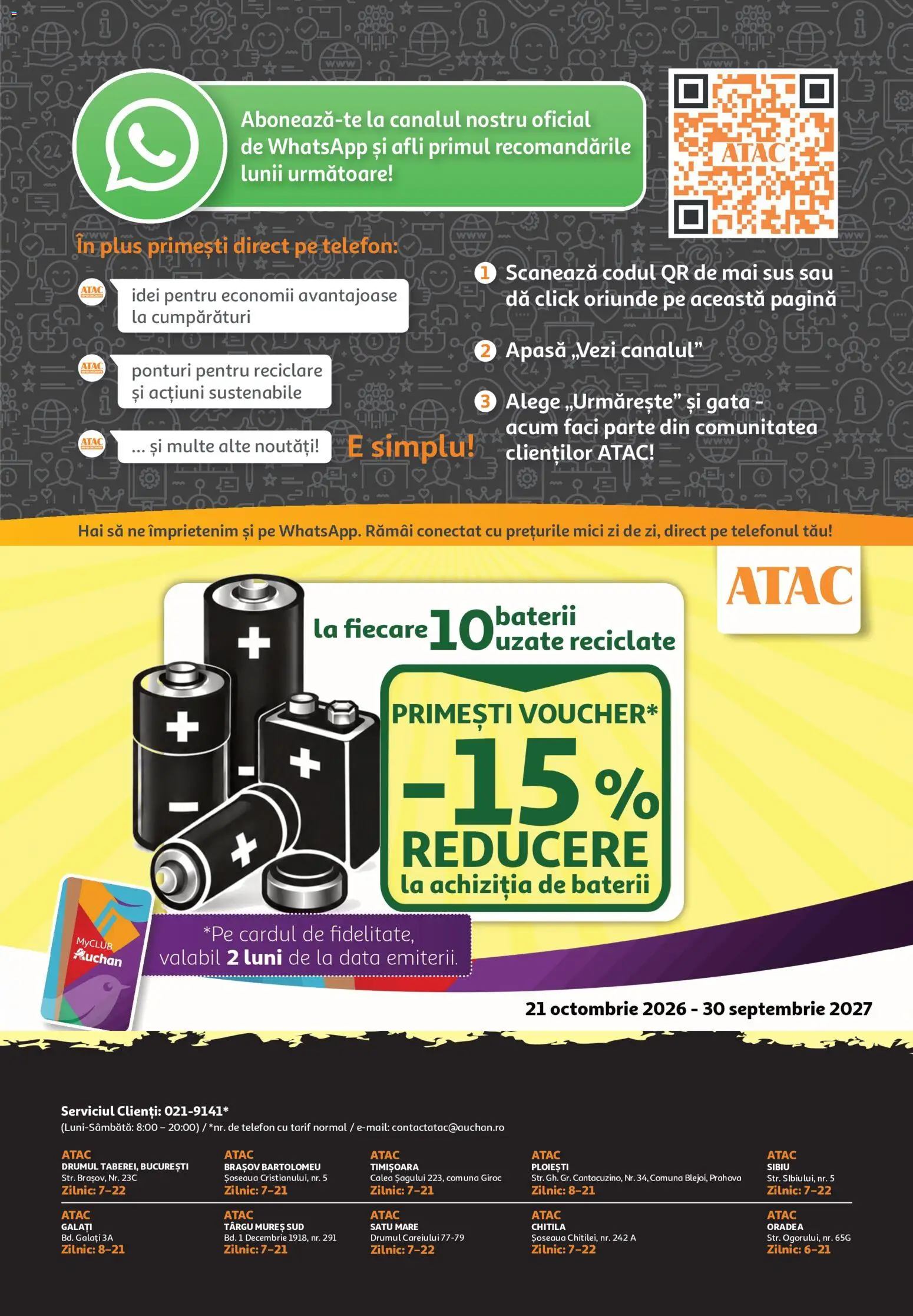 Noul catalog ATAC – valabil de la 01.11.2026 | Pagină: 9 | Produse: Telefon, Mici, Baterii, Plus