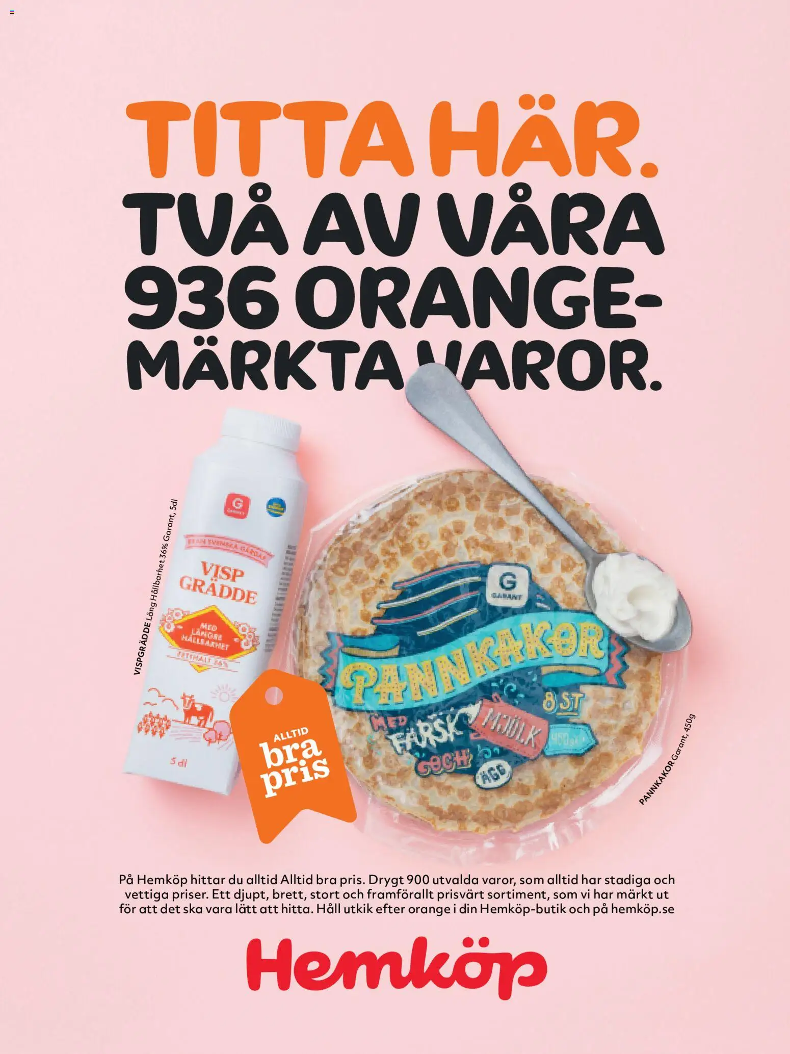 Hemköp reklamblad aktuell från 30/09/2026 | Sida: 37 | Produkter: Visp, Mjölk, Grädde, Vispgrädde