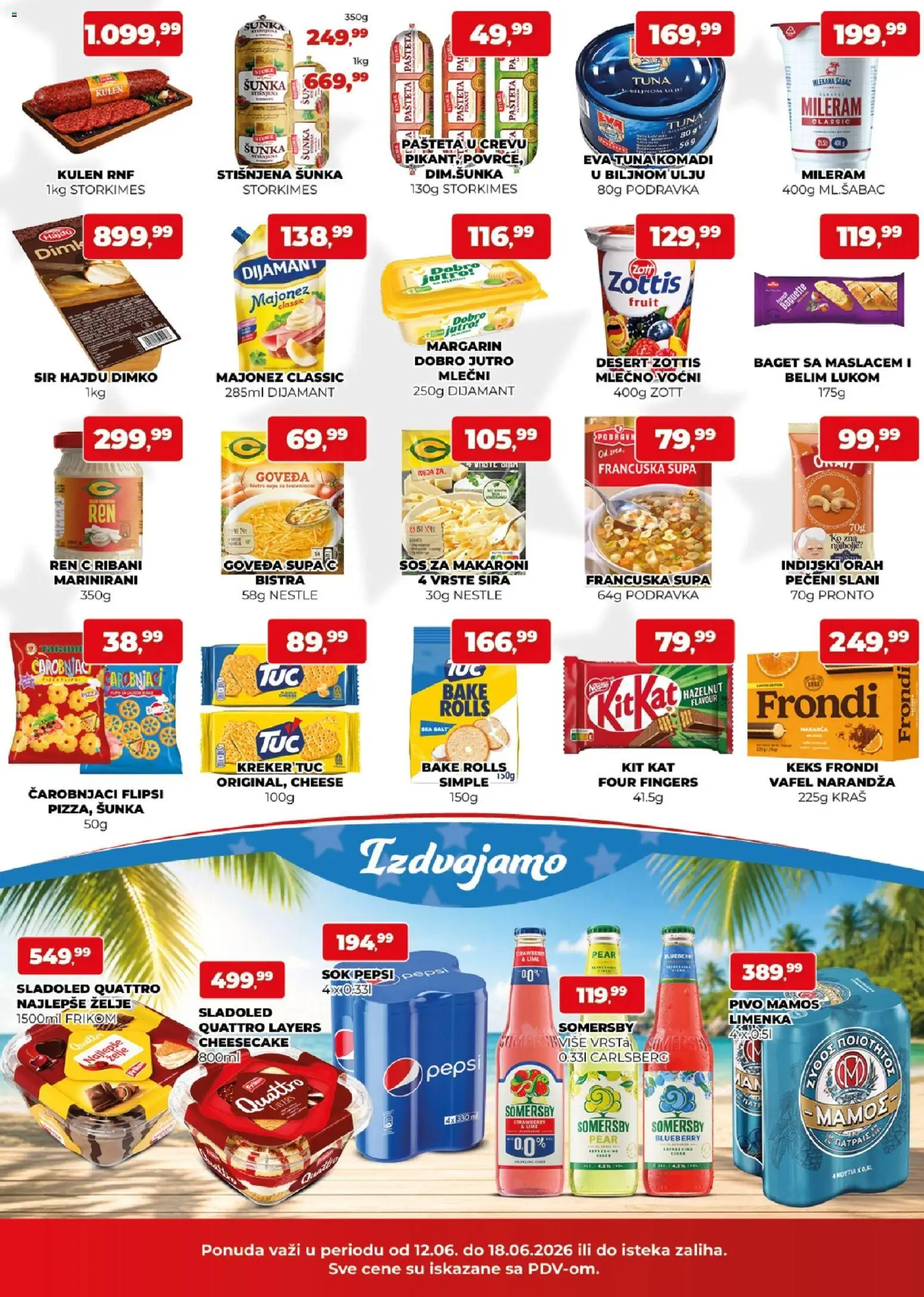 Plus Cash & Carry katalog - važi od 12.06.2026 | Strana: 2 | Proizvode: Tuc, Sos, Somersby, Sir