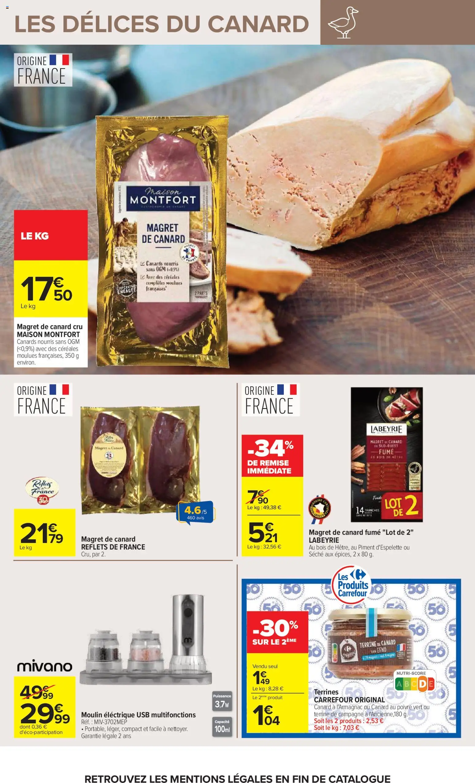 {H1} | Page: 44 | Produits: Magret de canard, Piment d'espelette, Piment, Céréales