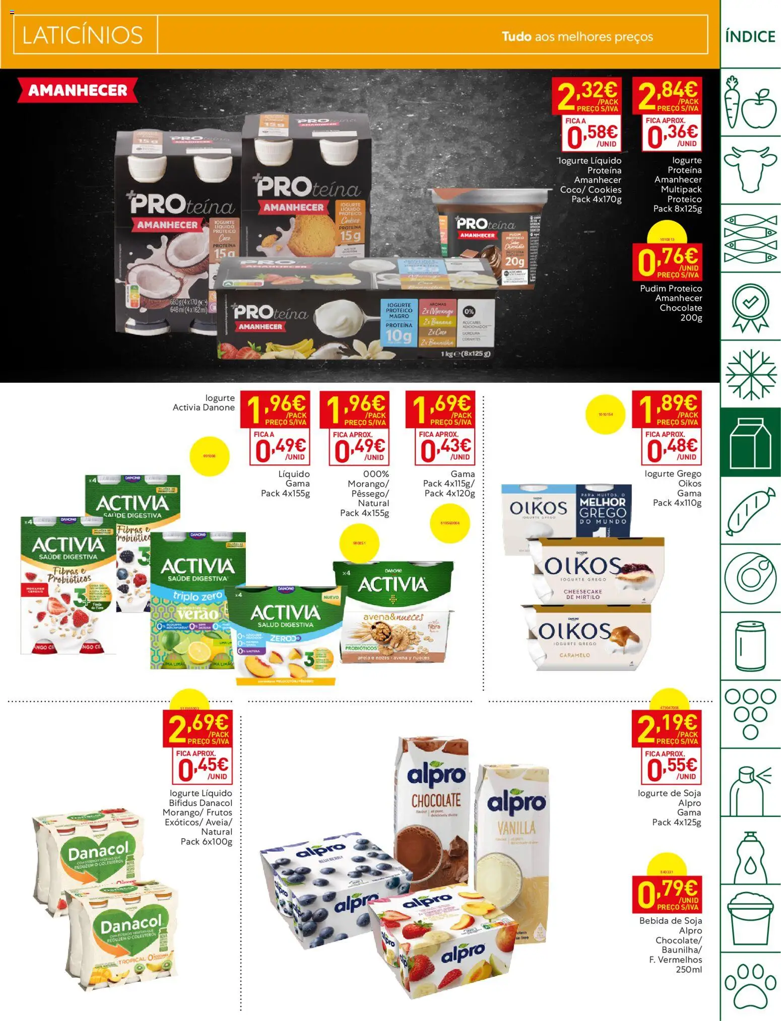 Recheio folheto Madeira │ válido de 18/08/2026 | Página: 11 | Produtos: Soja, Pudim proteico, Laticínios, Iogurte