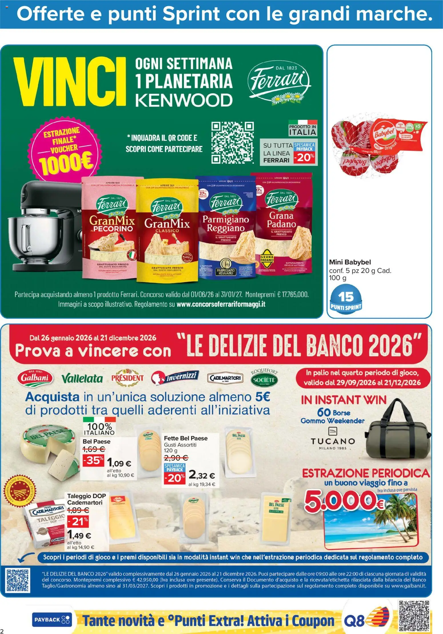 Volantino Carrefour del 23/10/2026 | Pagina: 2 | Prodotti: Gioco, Bilancia, Parmigiano, Pecorino