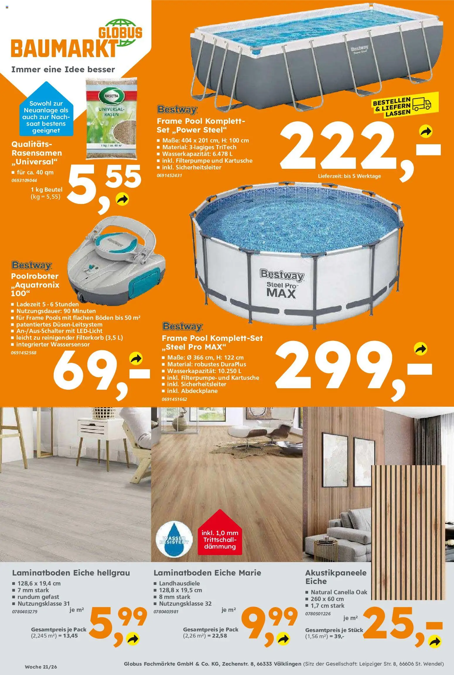 Globus Baumarkt Prospekt 	 – gültig ab 18.05.2026 | Seite: 16