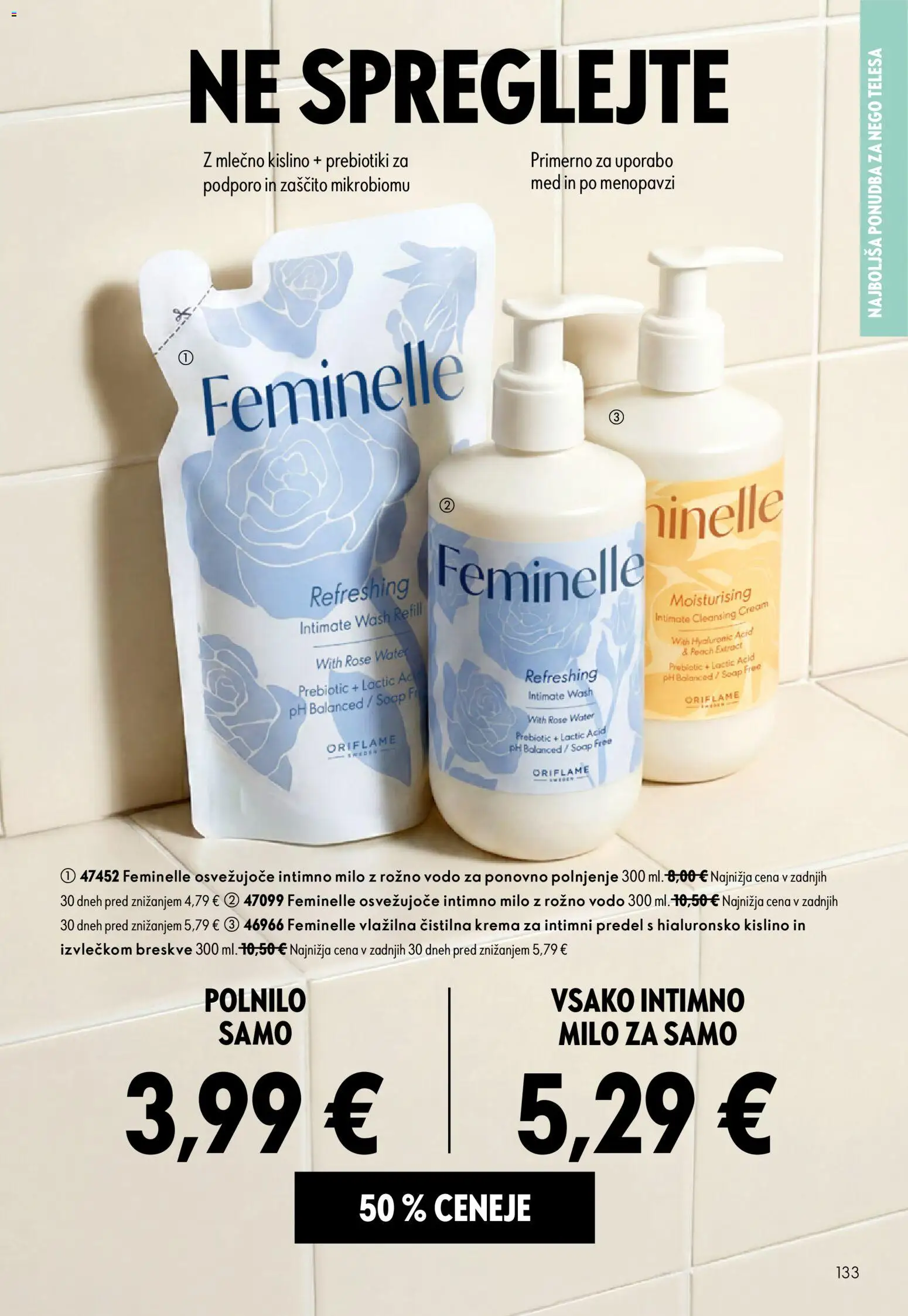 Novi Oriflame katalog ponudbe – veljaven od 16.09.2026 | Stran: 133 | Izdelki: Med, Intimno milo, Krema, Milo