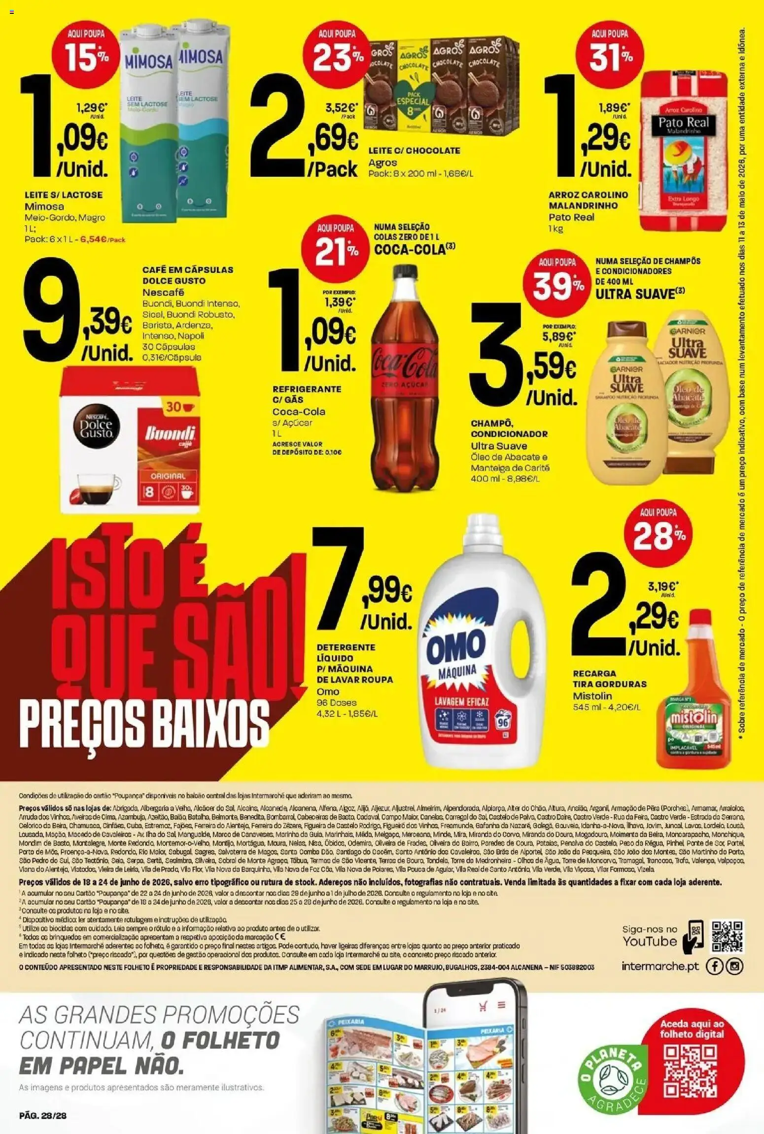 Intermarché - Isto é que são preços BAIXOS │ válido de 18.06.2026 | Página: 28
