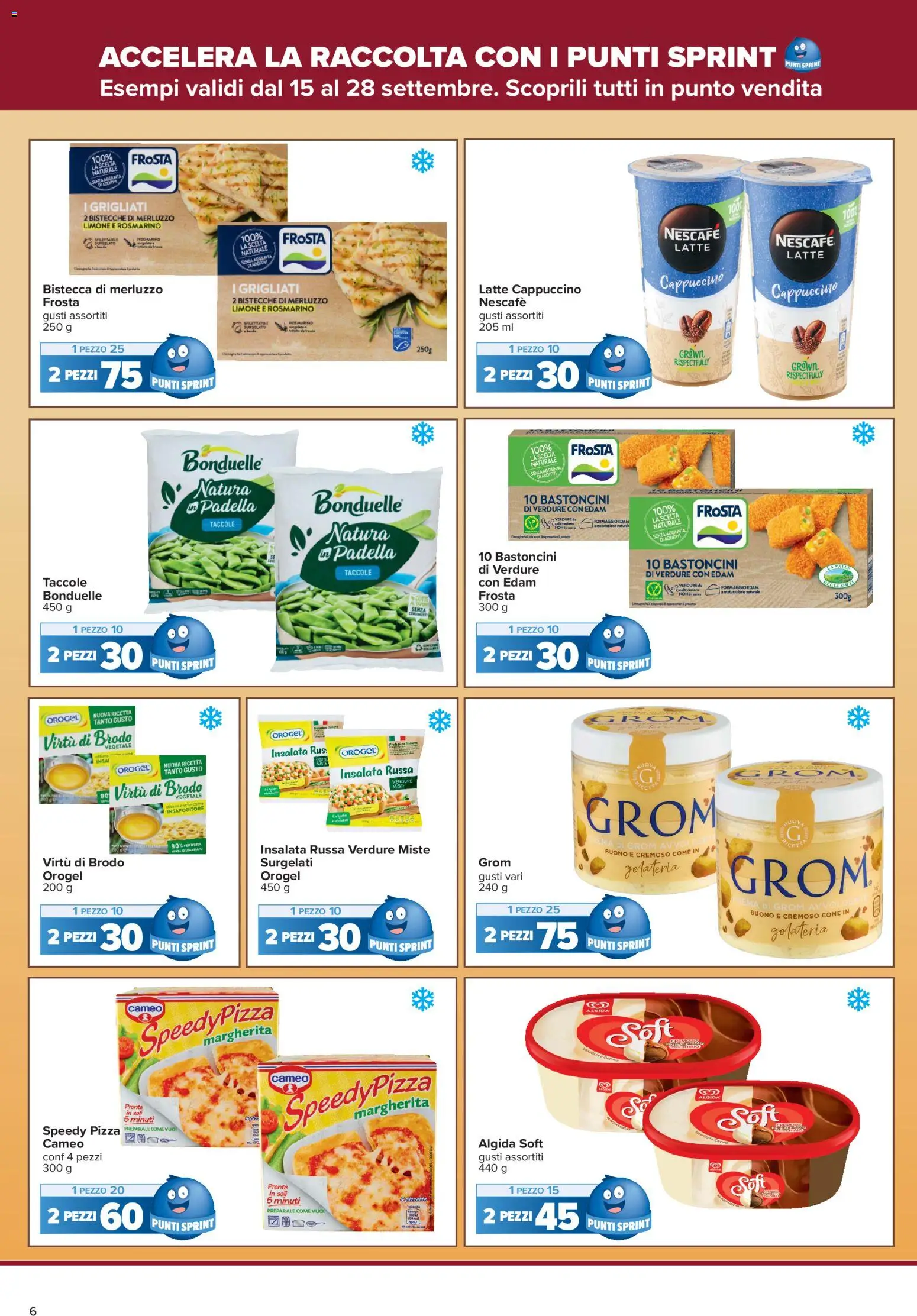 Volantino Carrefour del 15/09/2026 | Pagina: 6 | Prodotti: Rosmarino, Insalata, Edam, Limone