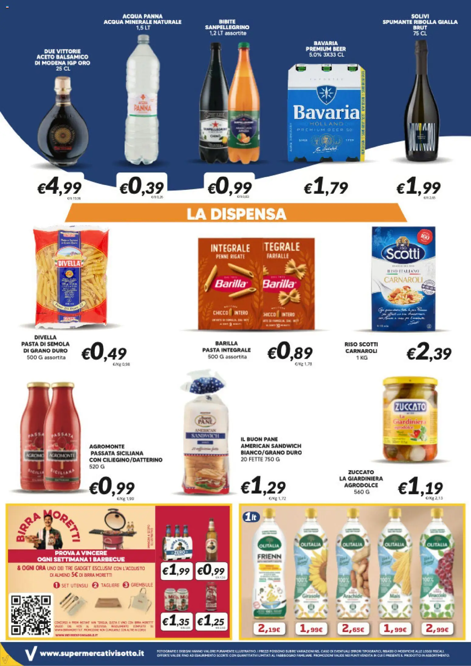 Volantino Visotto del 23/09/2026 | Pagina: 6 | Prodotti: Pasta di semola, Barilla, Aceto, Semola