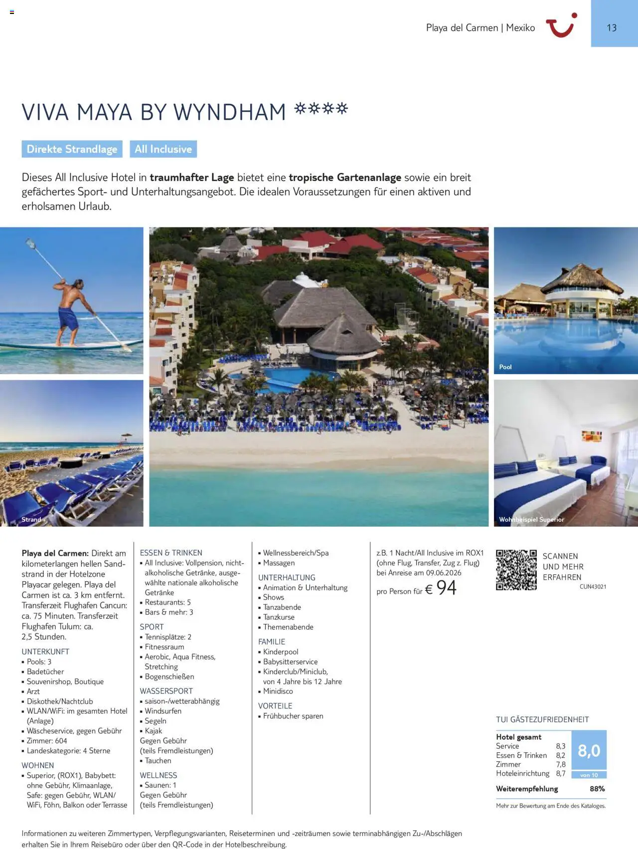 TUI Prospekt Mittelamerika & Karibik 2025/26	 – gültig ab 01.11.2025 | Seite: 13 | Produkte: Babybett