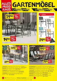 XXXLutz Gartenmöbelabverkauf ab 01.08.2026 gültig | Seite: 4 | Produkte: Tisch, Gartenmöbel