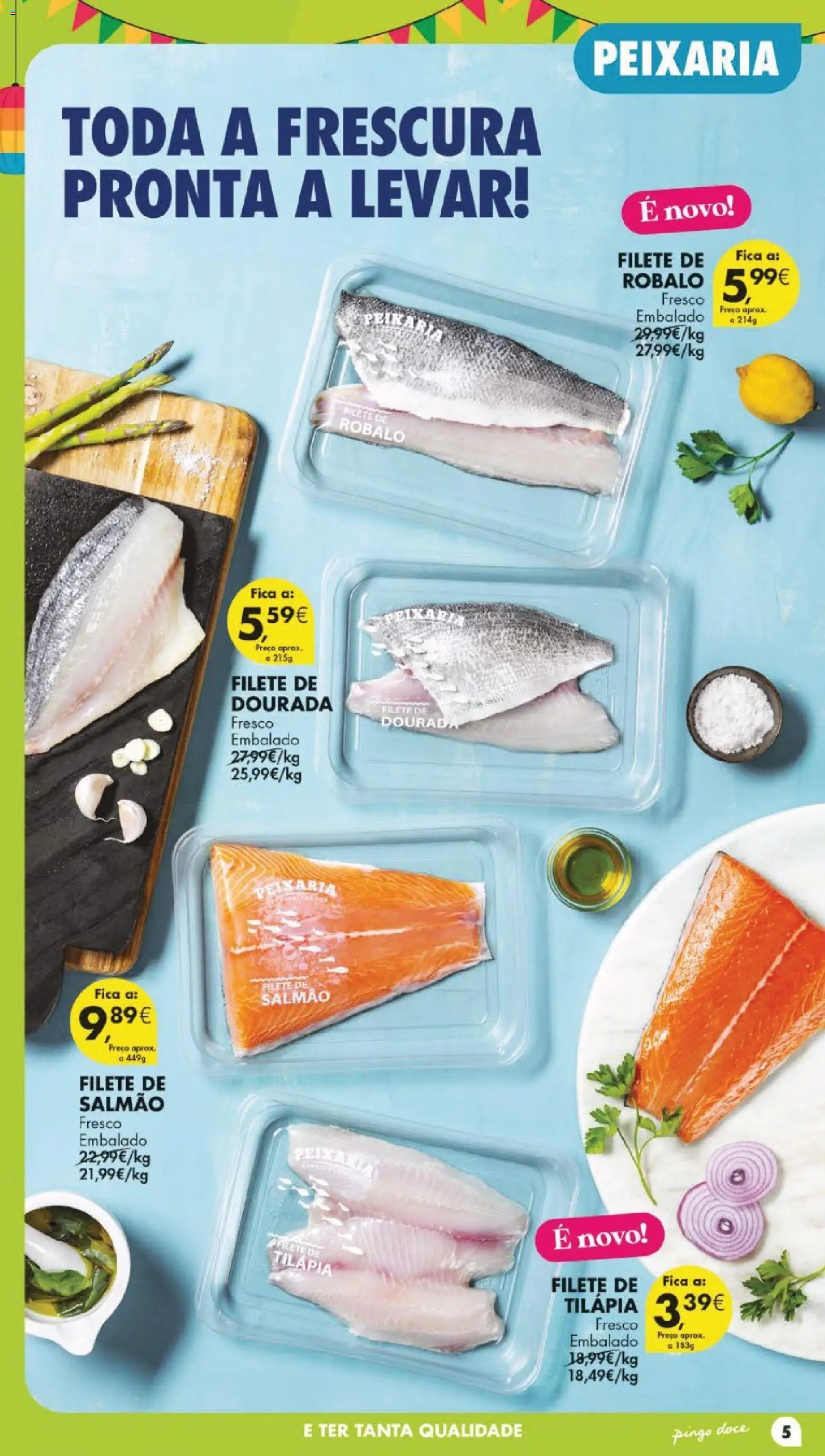 Pingo Doce folheto │ válido de 16.06.2026 | Página: 7 | Produtos: Dourada, Salmão
