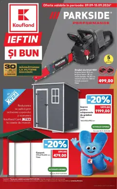 Ofertele Kaufland valabile de la 09.09.2026