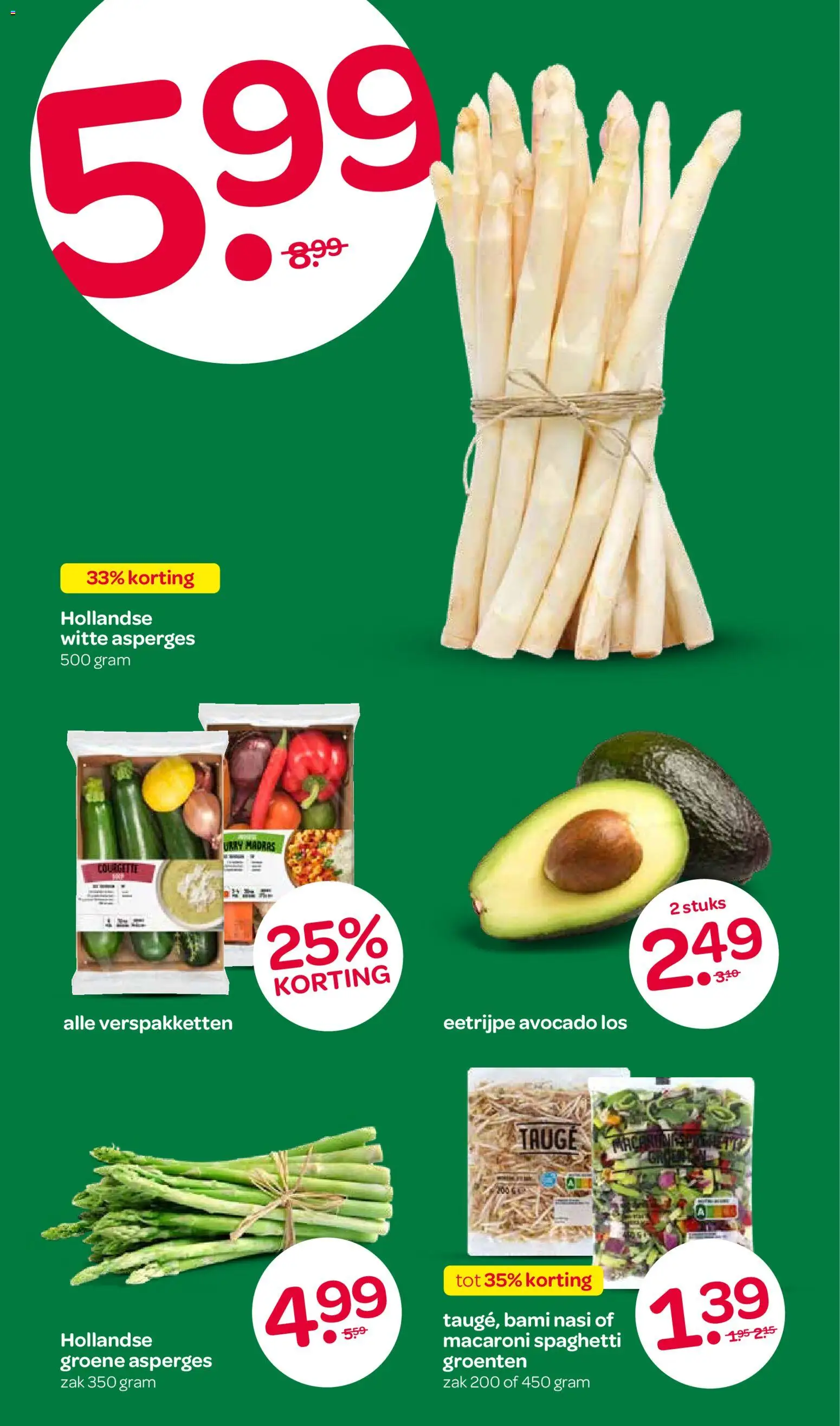 {H1} | Pagina: 4 | Producten: Asperges, Courgette, Zak, Groenten
