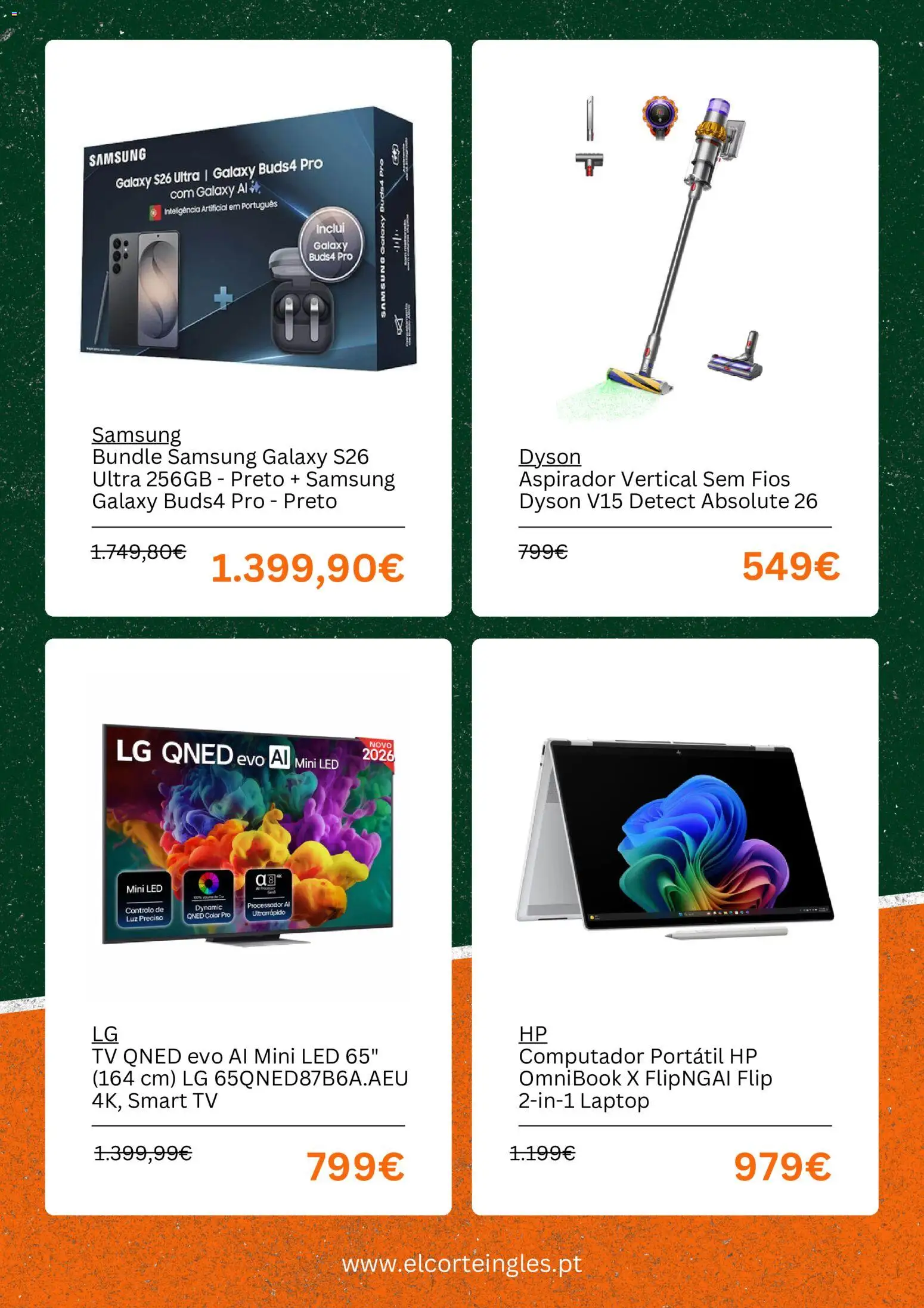 El Corte Ingles Black Friday │ válido de 30/10/2026 | Página: 2 | Produtos: Computador, Computador portátil, Aspirador, Aspirador vertical