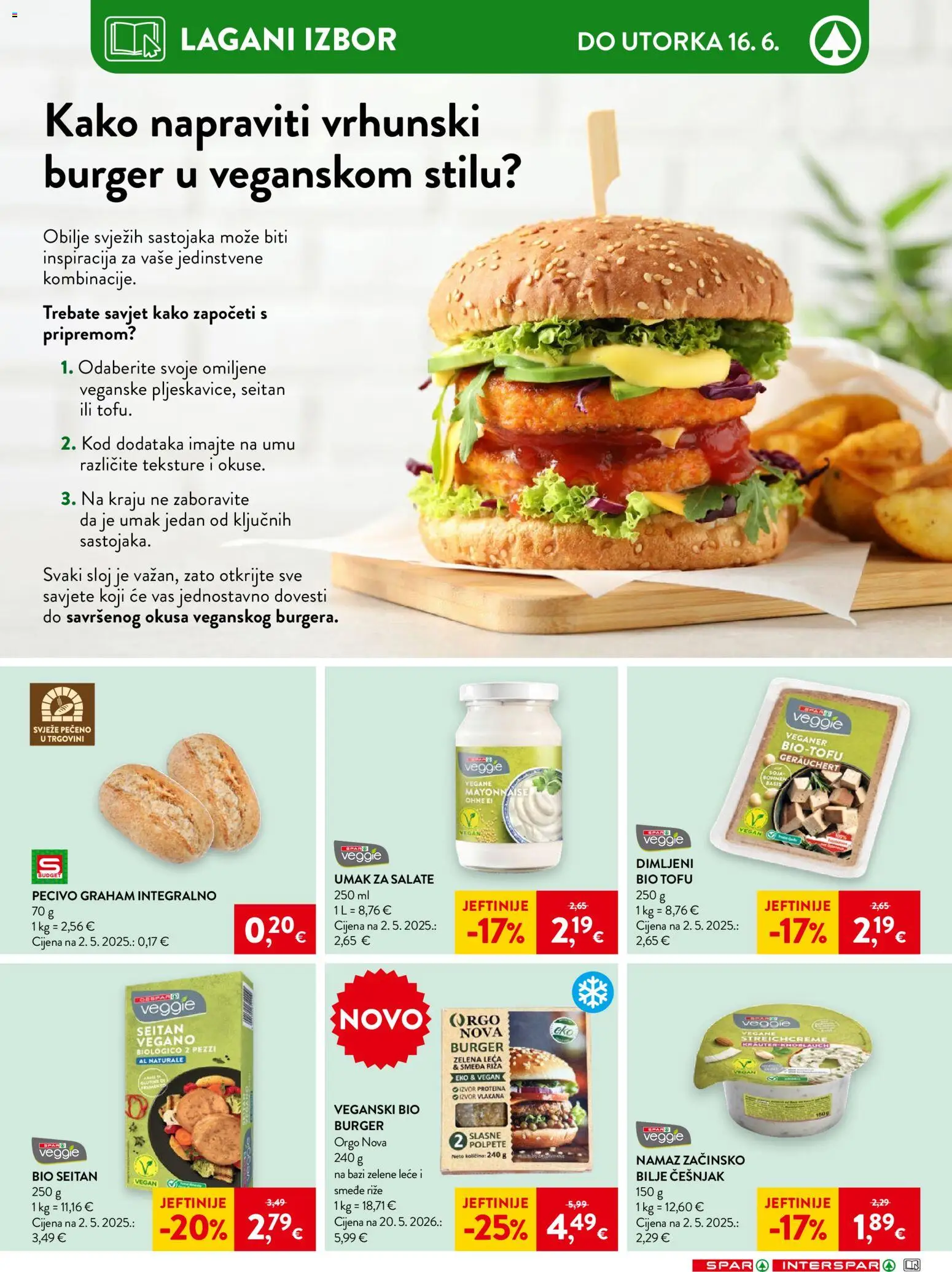 Spar katalog | vrijedi od 10.06.2026 | Stranica: 10 | Proizvodi: Riža, Leća, Češnjak, Namaz