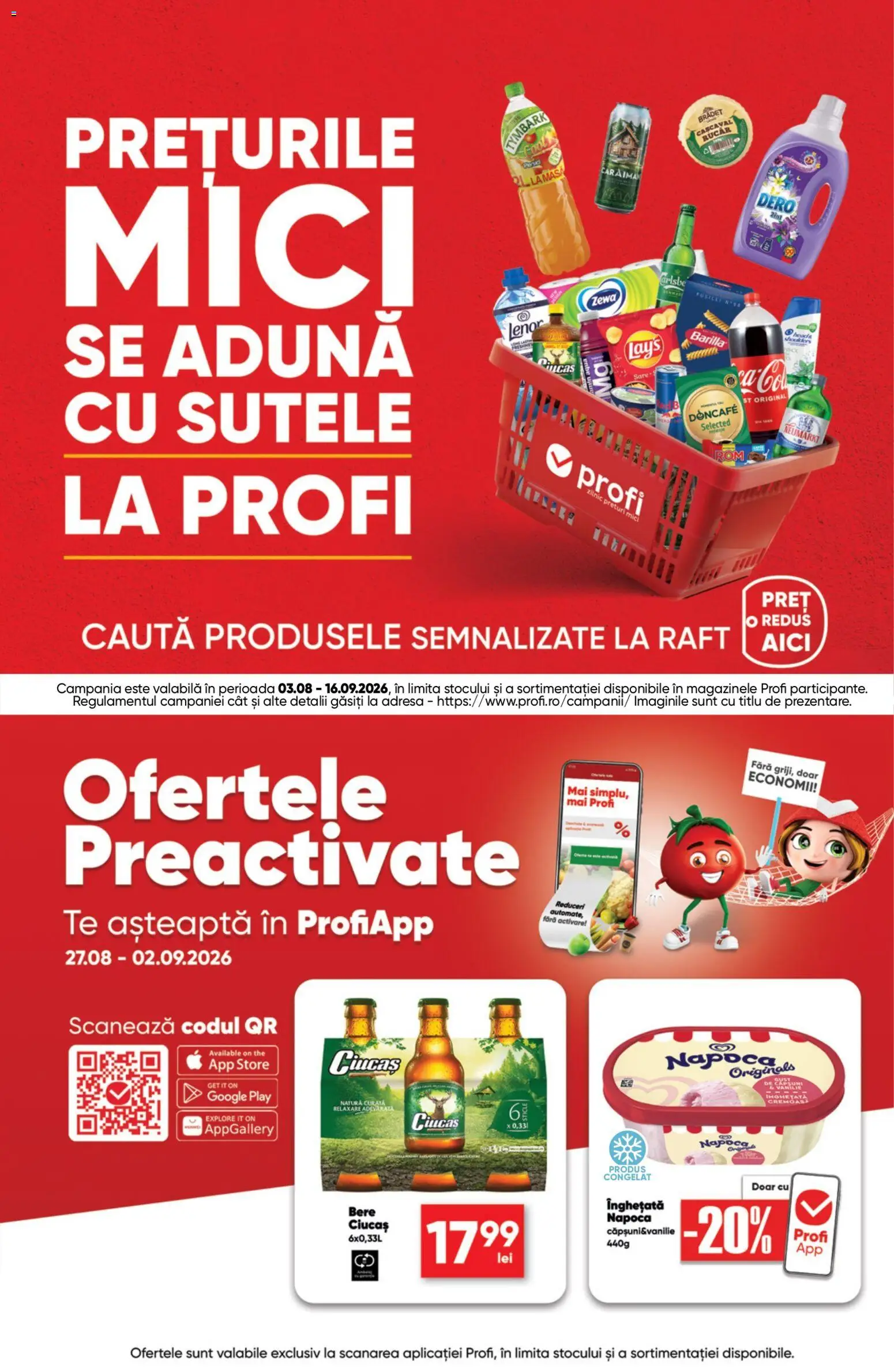 Noul catalog Profi – valabil de la 27.08.2026 | Pagină: 5 | Produse: Barilla, Raft, Mici, Sare