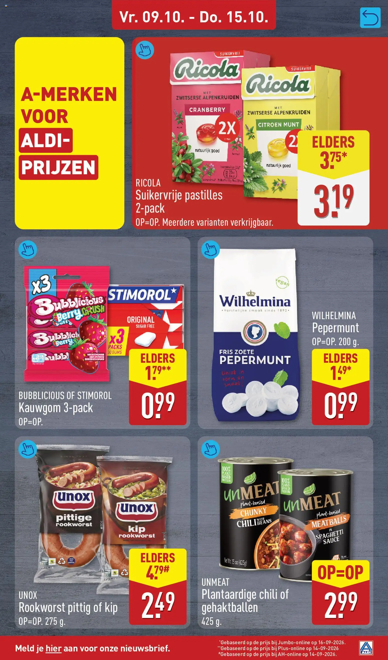 {H1} | Pagina: 5 | Producten: Gum, Munt, Kauwgom, Kip