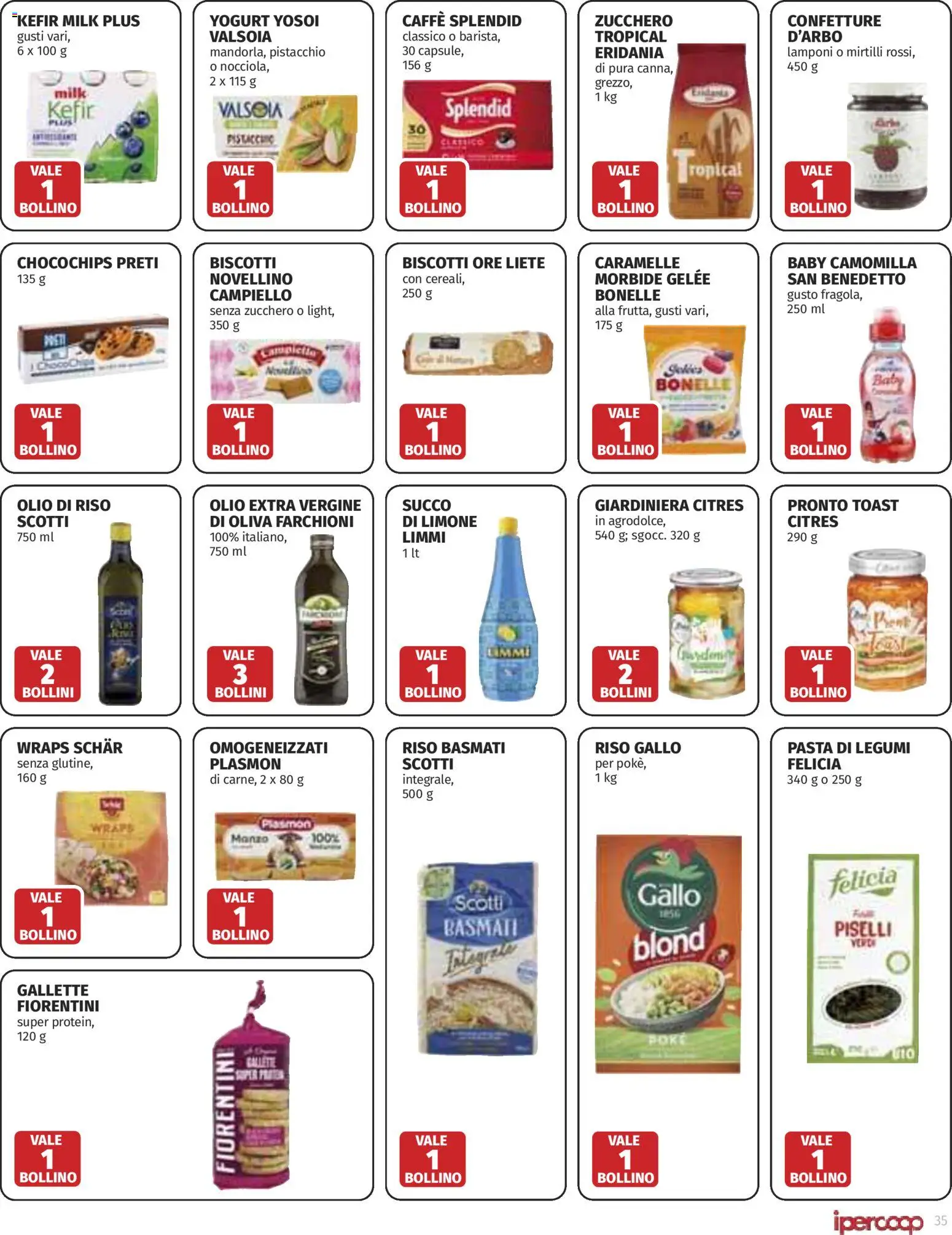 Volantino Ipercoop del 02/07/2026 | Pagina: 35 | Prodotti: Zucchero, Limone, Mirtilli, Olio extra vergine