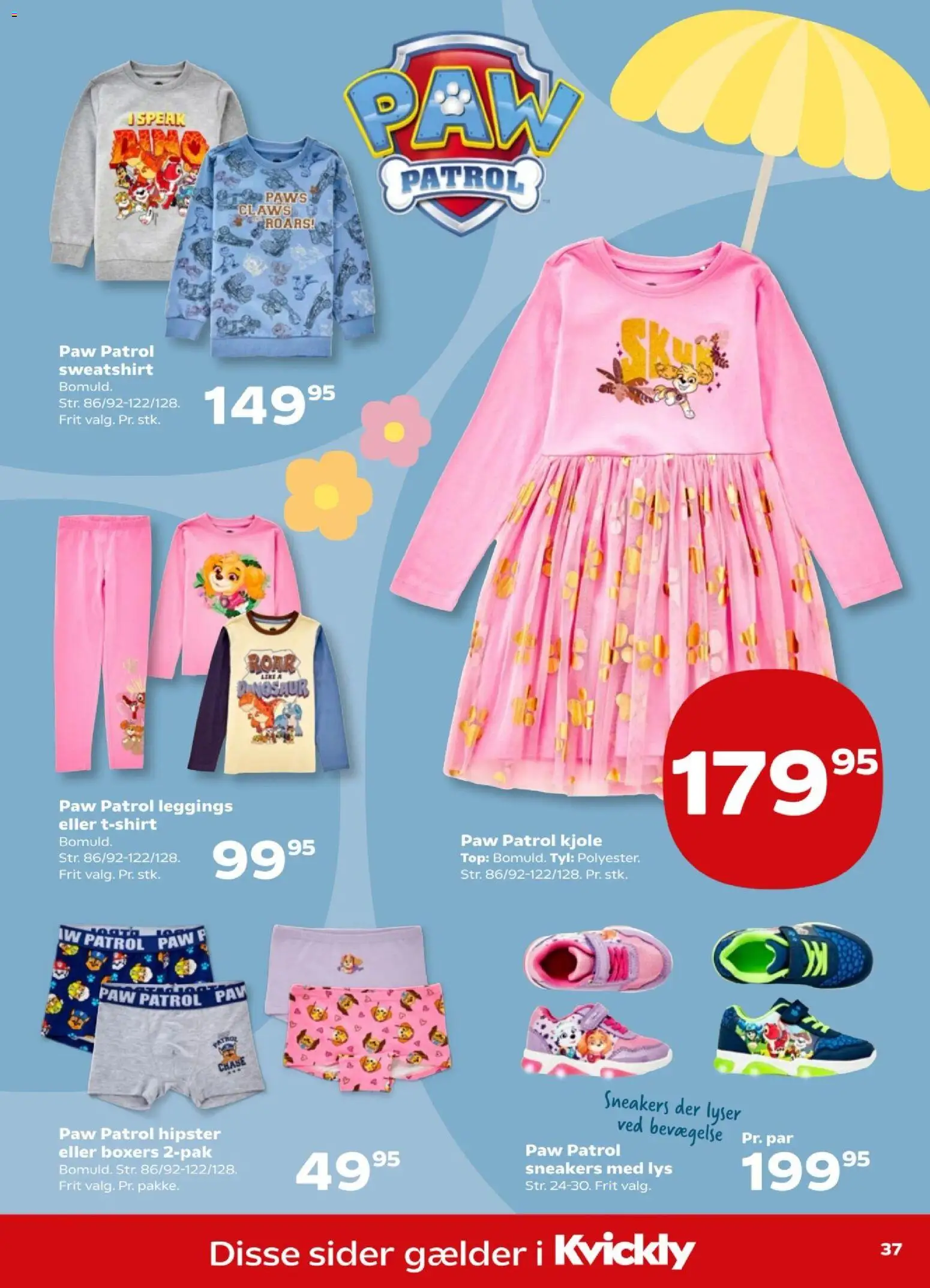 Kvickly tilbudsavis – gyldig fra 31/07/2026 | Side: 42 | Produkter: T-shirt, Leggings, Sneakers, Kjole