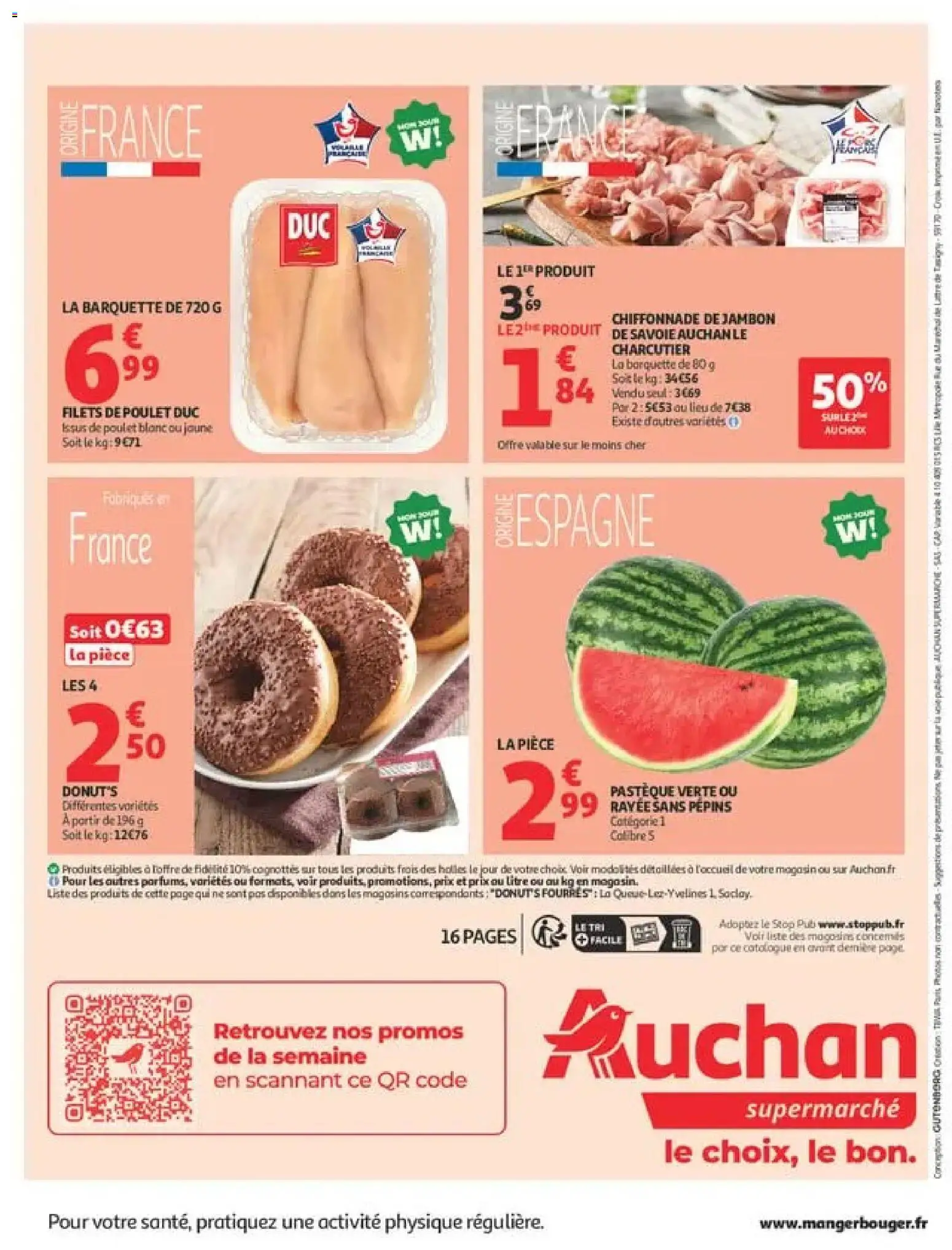 {H1} | Page: 16 | Produits: Pastèque, Jambon