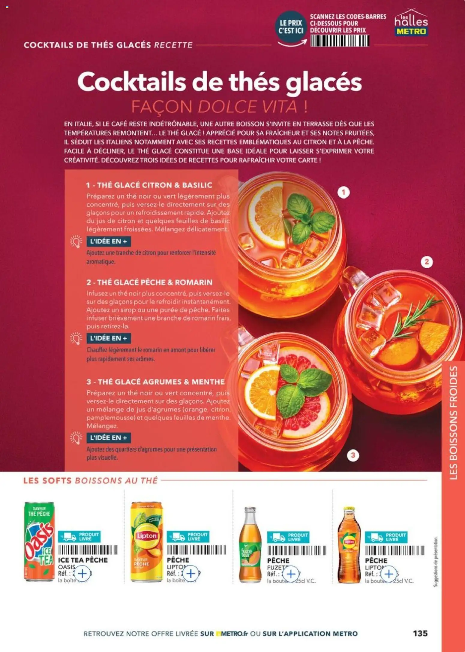 {H1} | Page: 135 | Produits: Citron, Base, Café, Thé