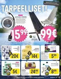 Halpa Halli-mainoslehti voimassa 16.06.2026 alkaen | Sivu: 11 | Tuotteet: Suihku, Komposti, Voi, Pumppu